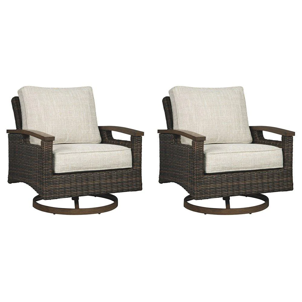 Paradise Trail Outdoor Sofa, Lounge Chairs and Fire Pit Table - Image 4