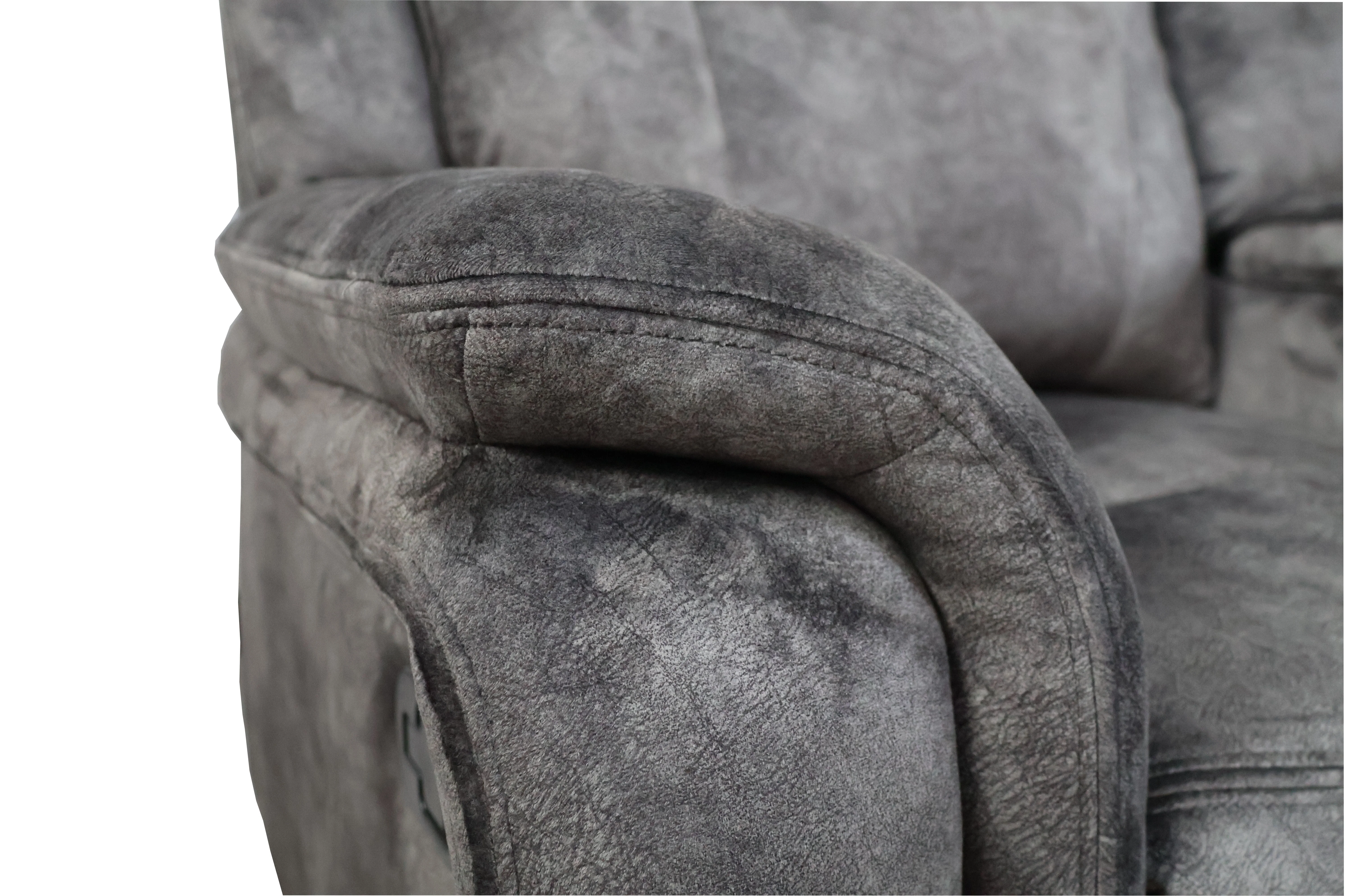 Park City Console Loveseat W/ Dual Recliners-Slate - Image 5