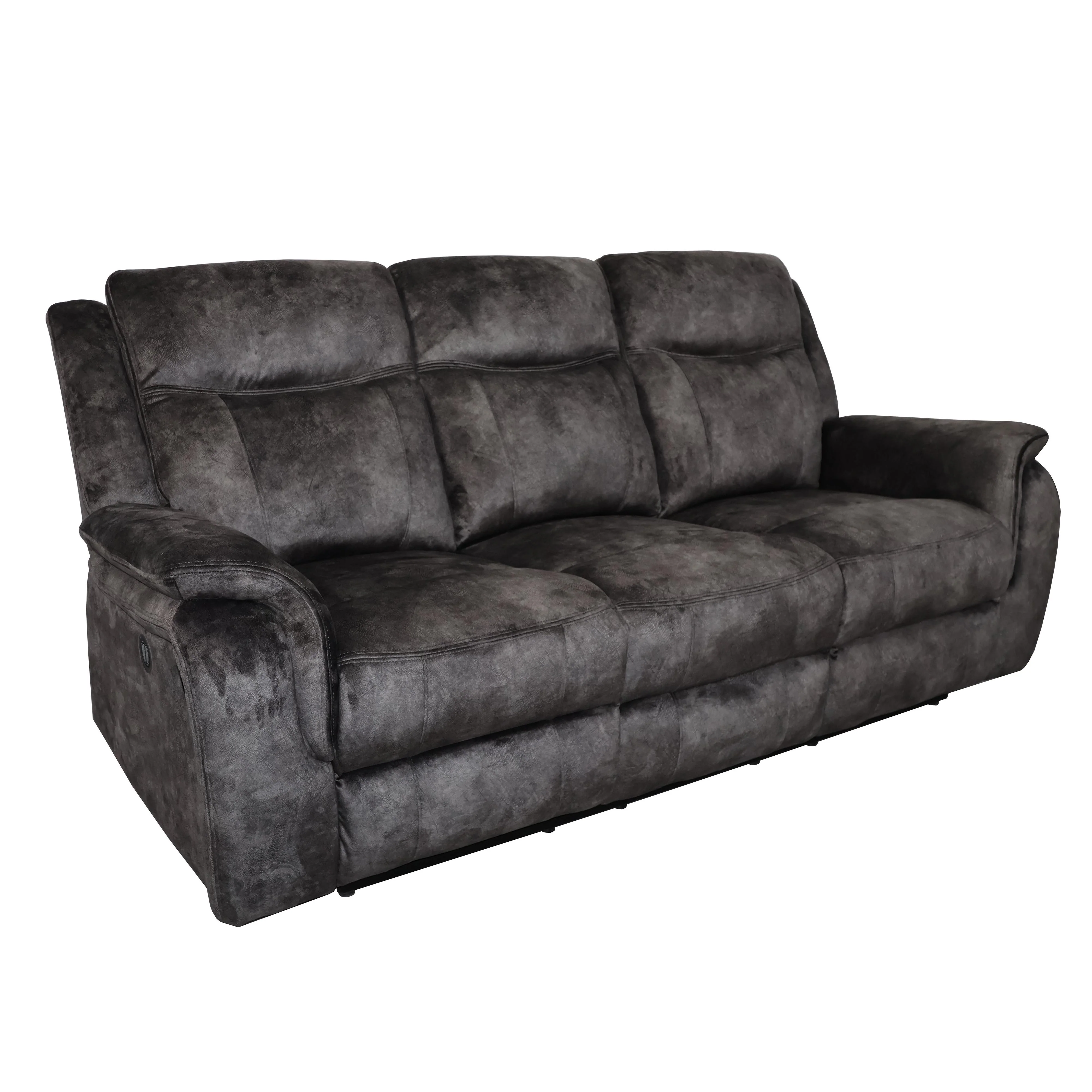 PARK CITY SOFA W/DUAL RECLINER-SLATE - Image 2