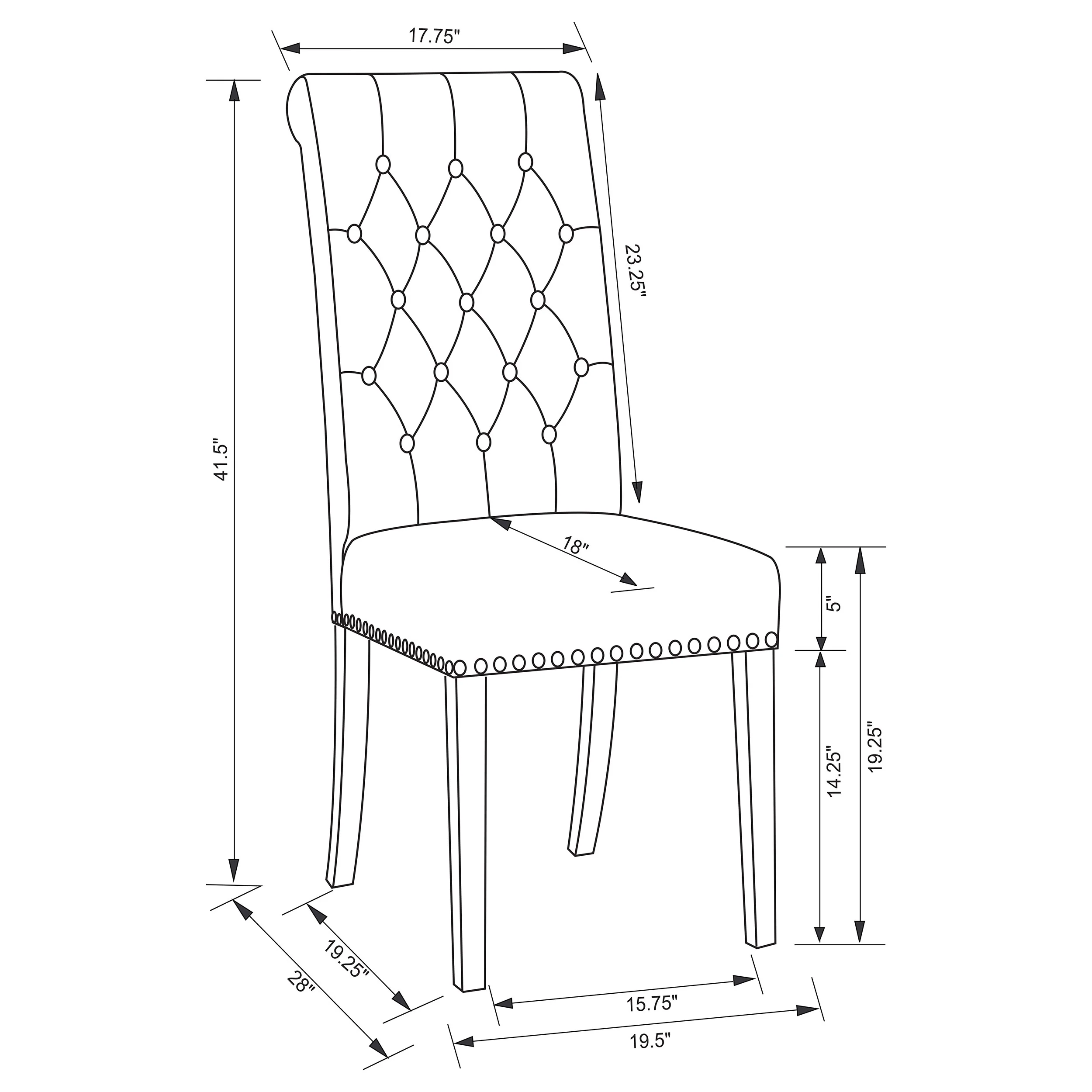 Alana Dining Side Chair - Image 28