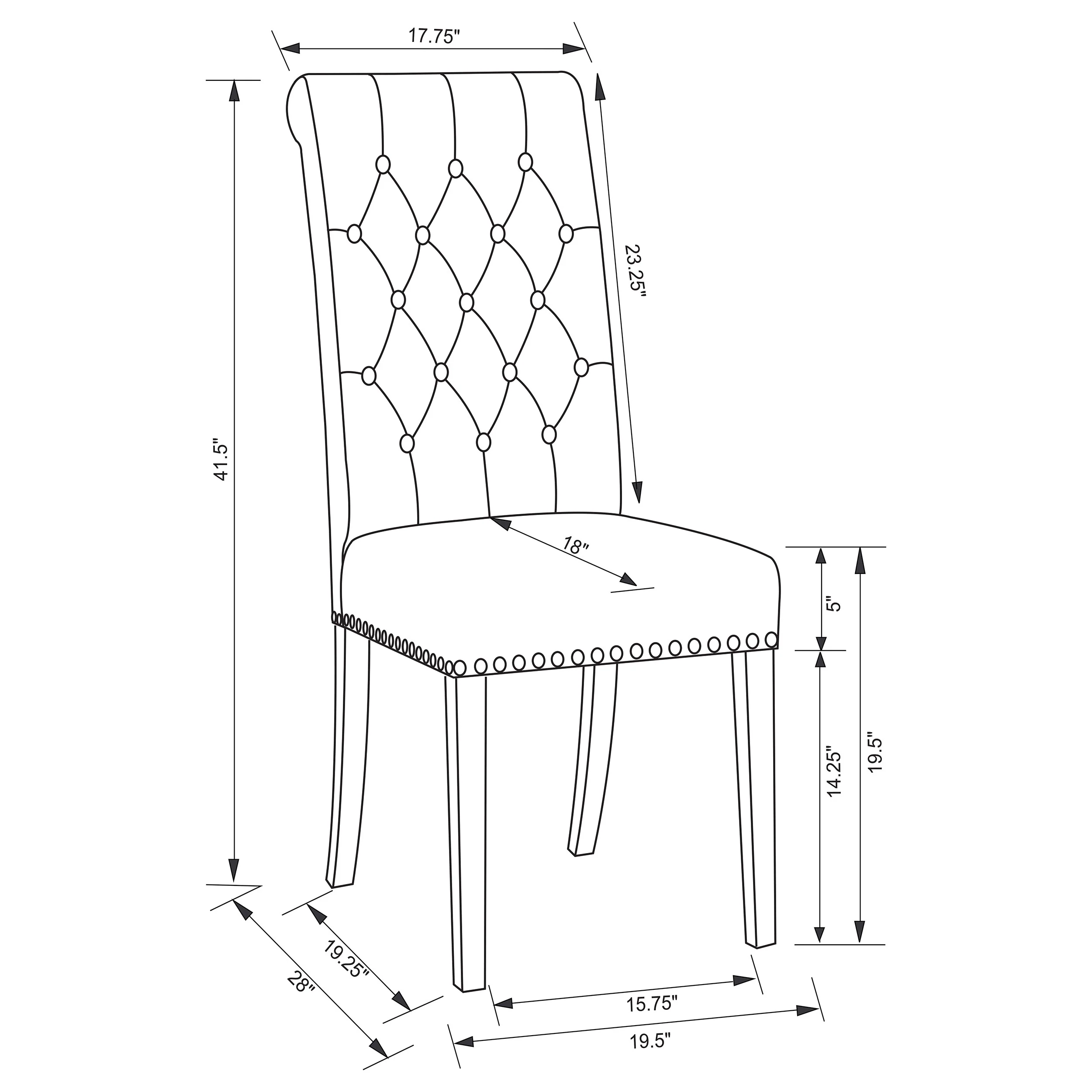 Alana Dining Side Chair - Image 42