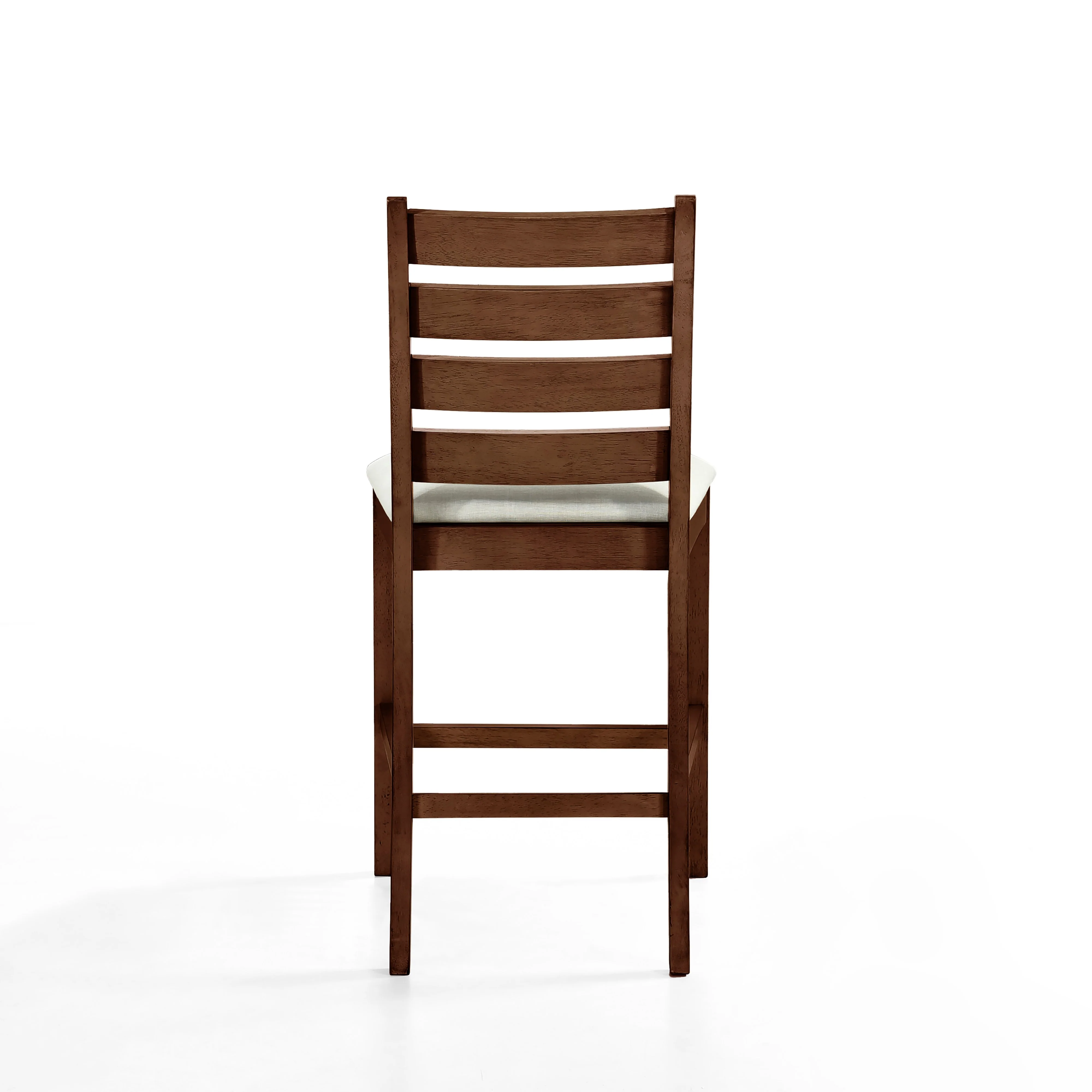 Pascal Ladderback Counter Chair (2 Per Carton)-Walnut - Image 4