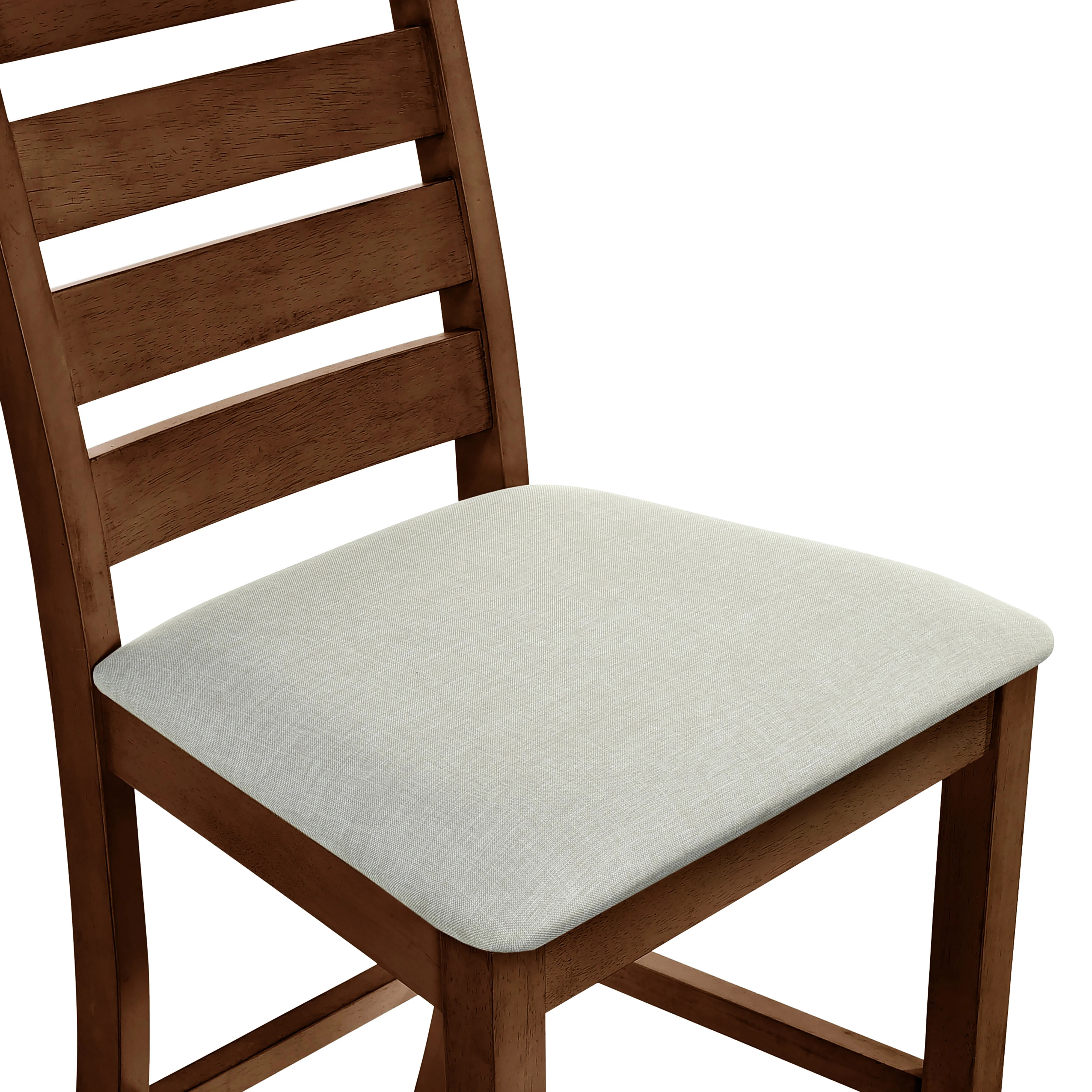 Pascal Ladderback Counter Chair (2 Per Carton)-Walnut - Image 5