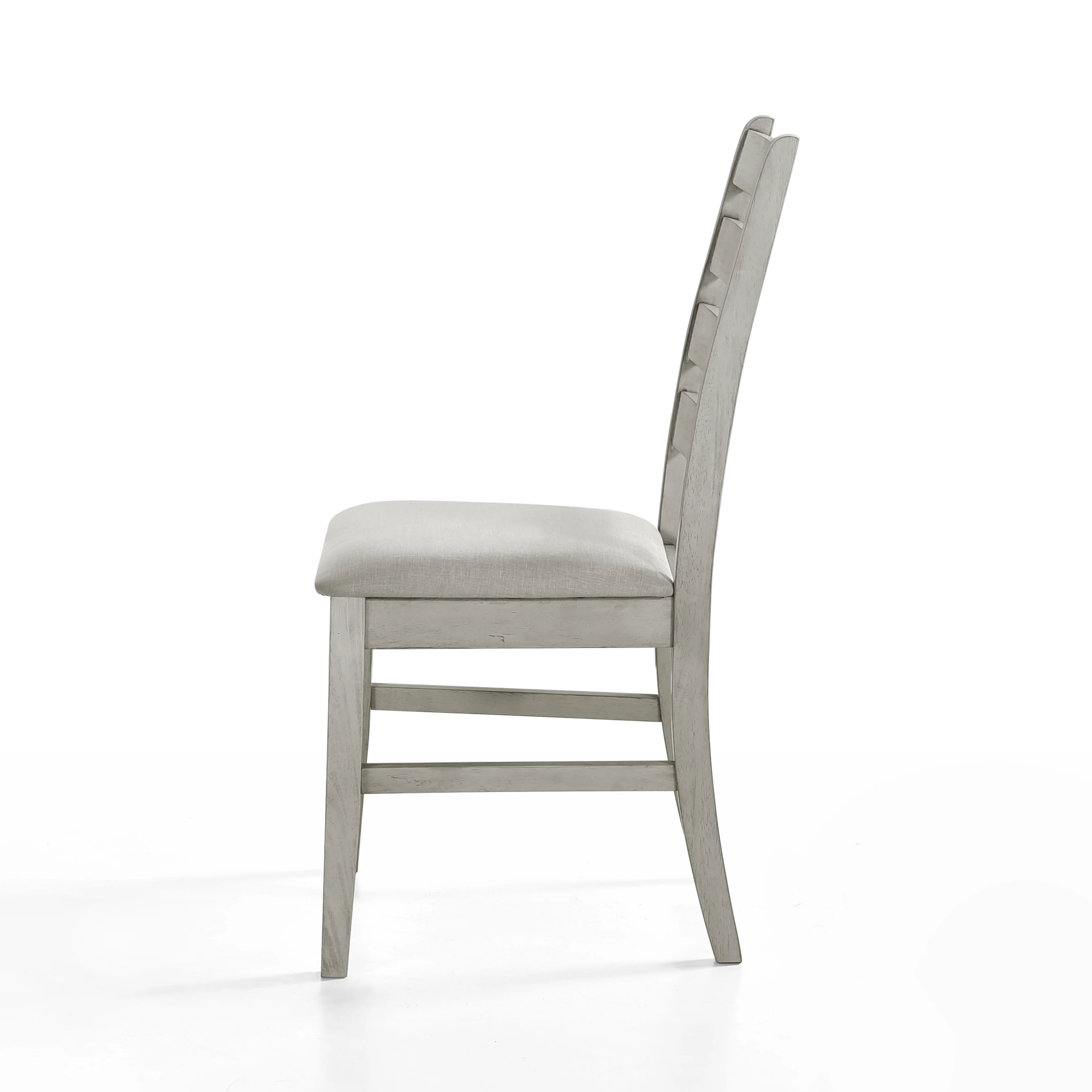 Pascal Ladderback Dining Chair (2 Per Carton)-Driftwood - Image 3