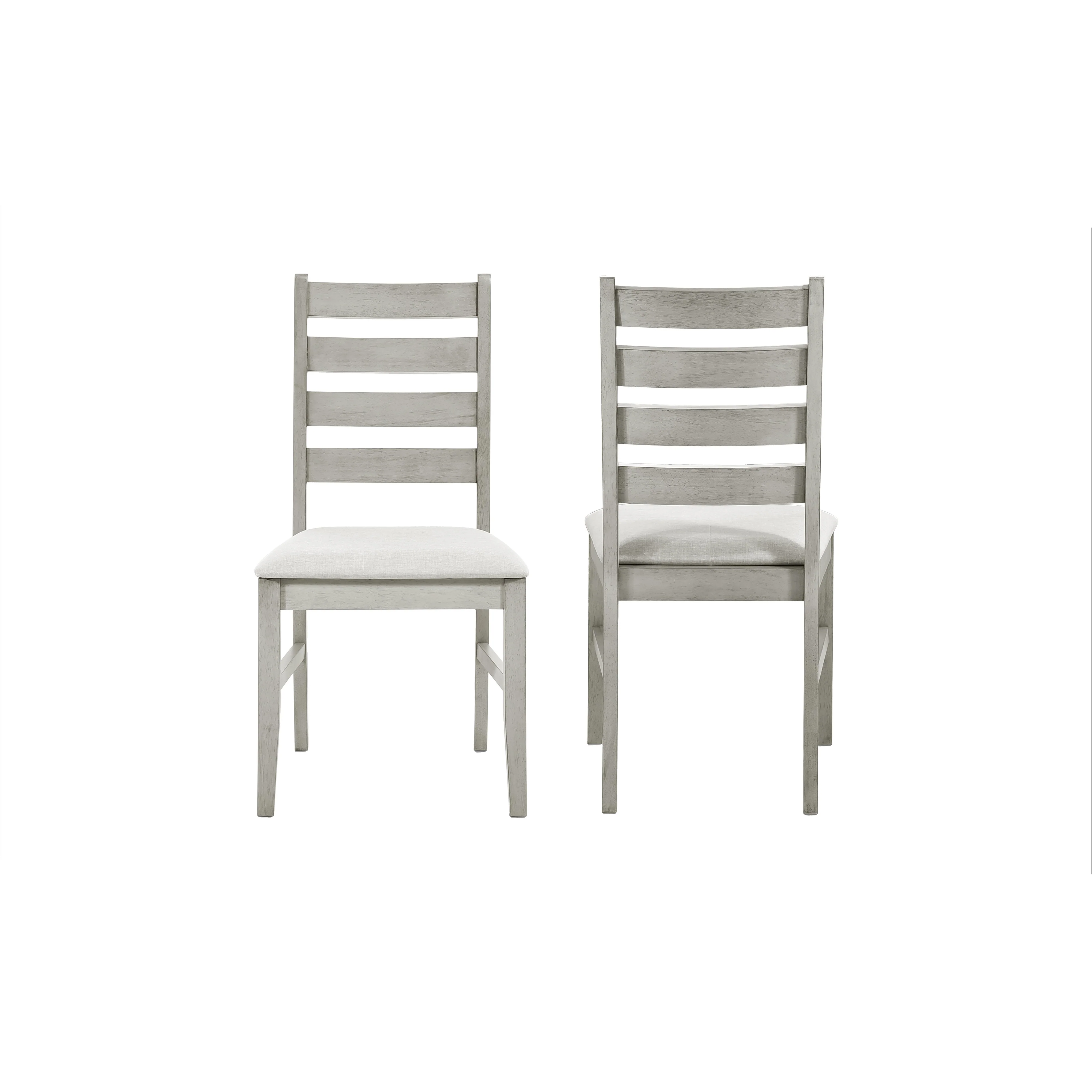 Pascal Ladderback Dining Chair (2 Per Carton)-Driftwood - Image 7