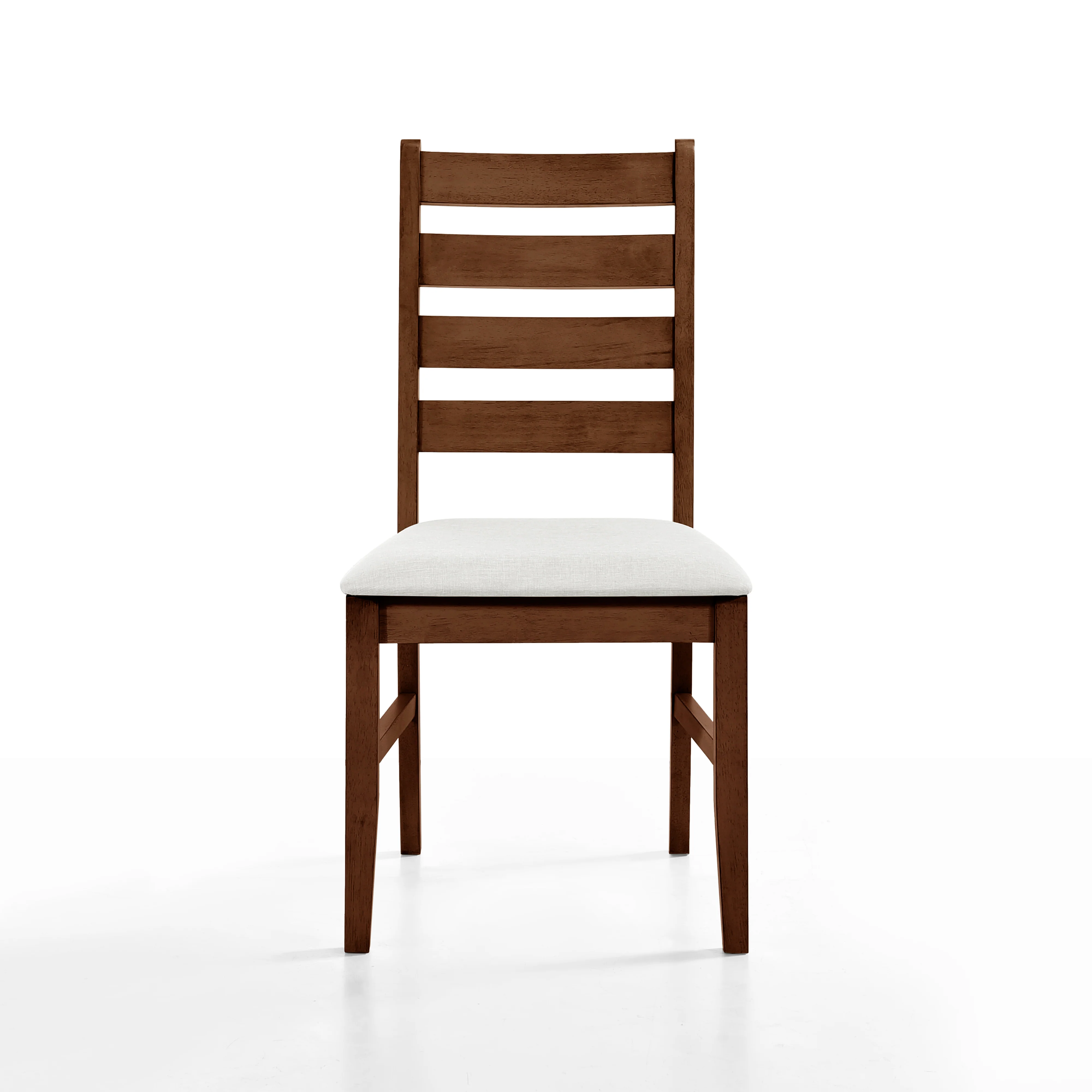 Pascal Ladderback Dining Chair (2 Per Carton)-Walnut - Image 2