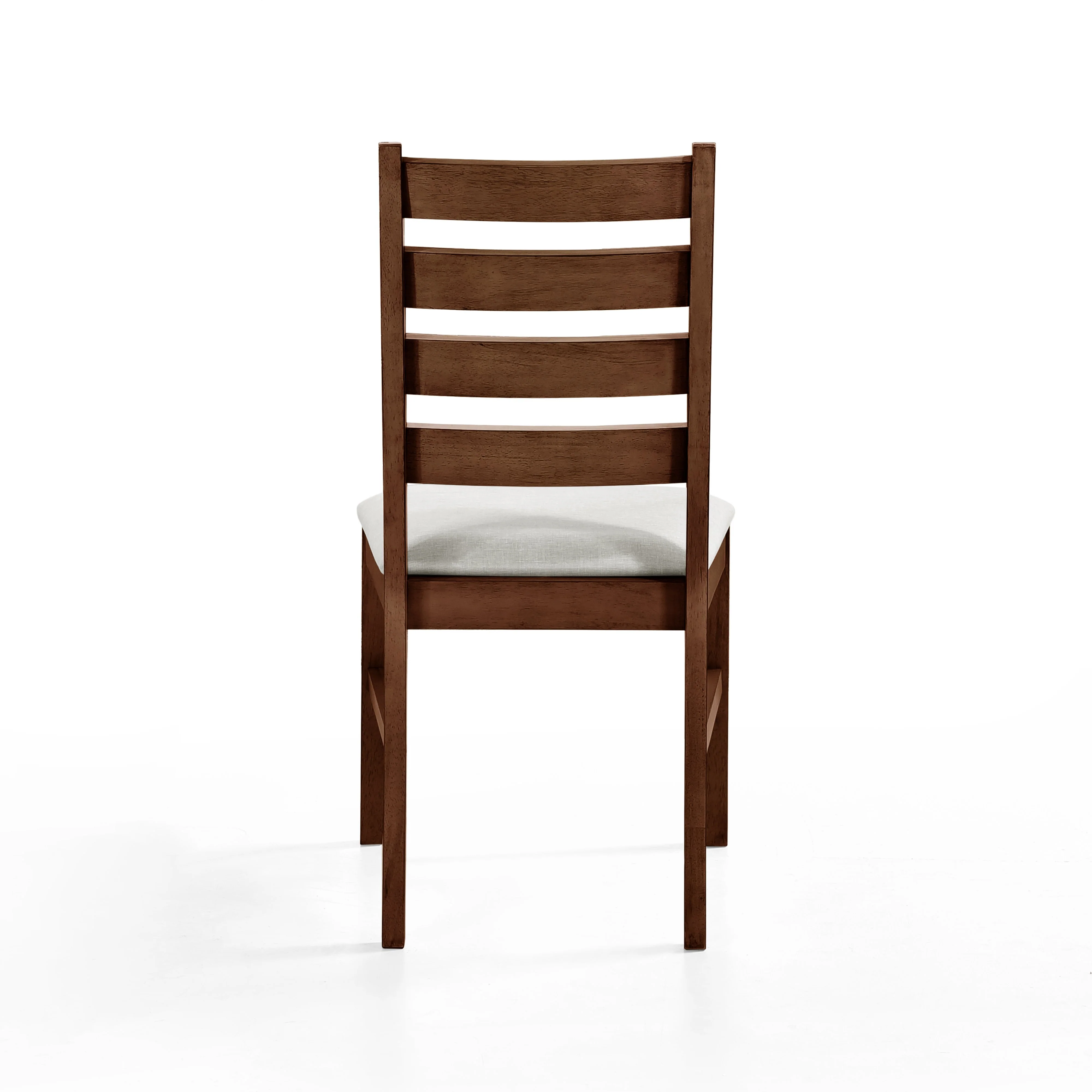 Pascal Ladderback Dining Chair (2 Per Carton)-Walnut - Image 4