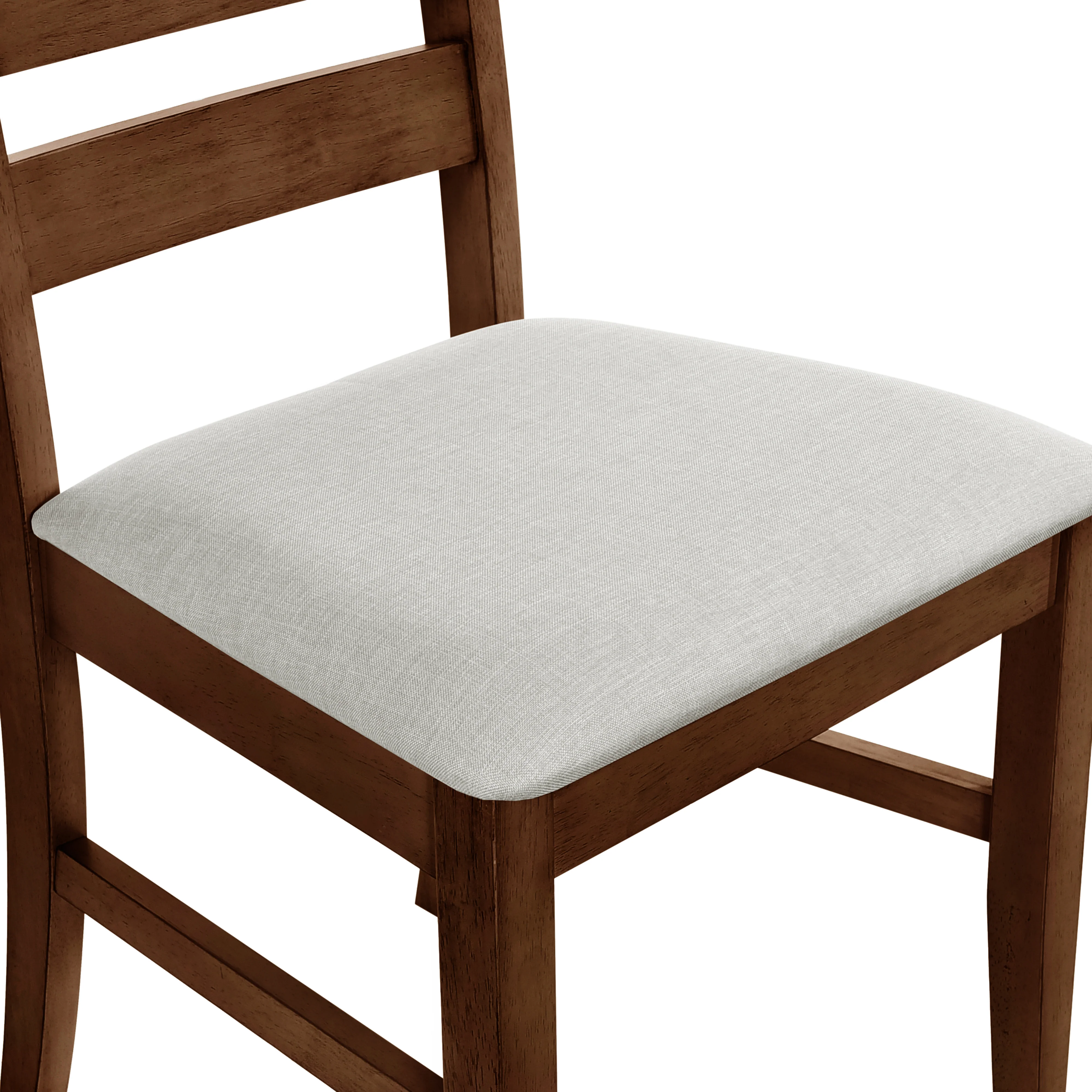 Pascal Ladderback Dining Chair (2 Per Carton)-Walnut - Image 5