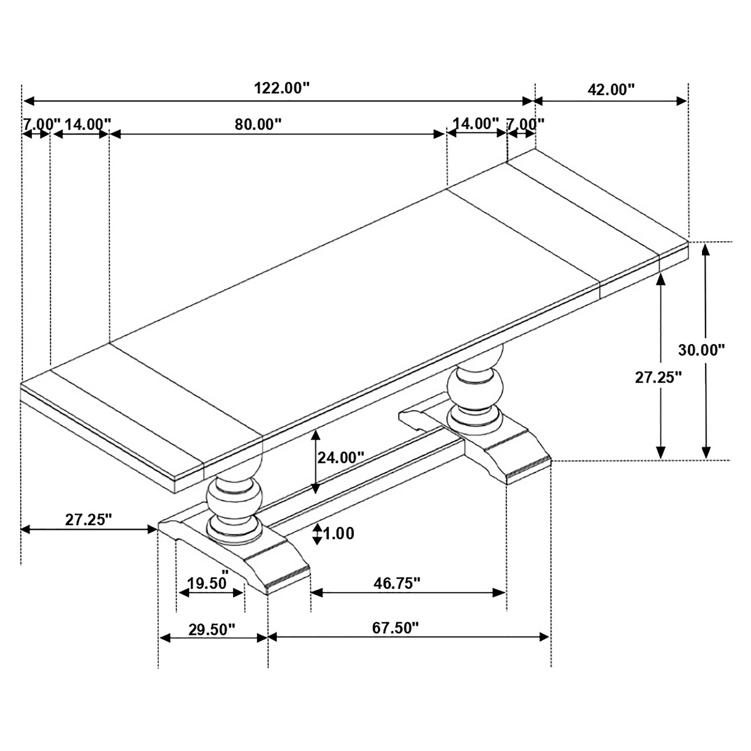 Phelps Extension Dining Table - Image 7