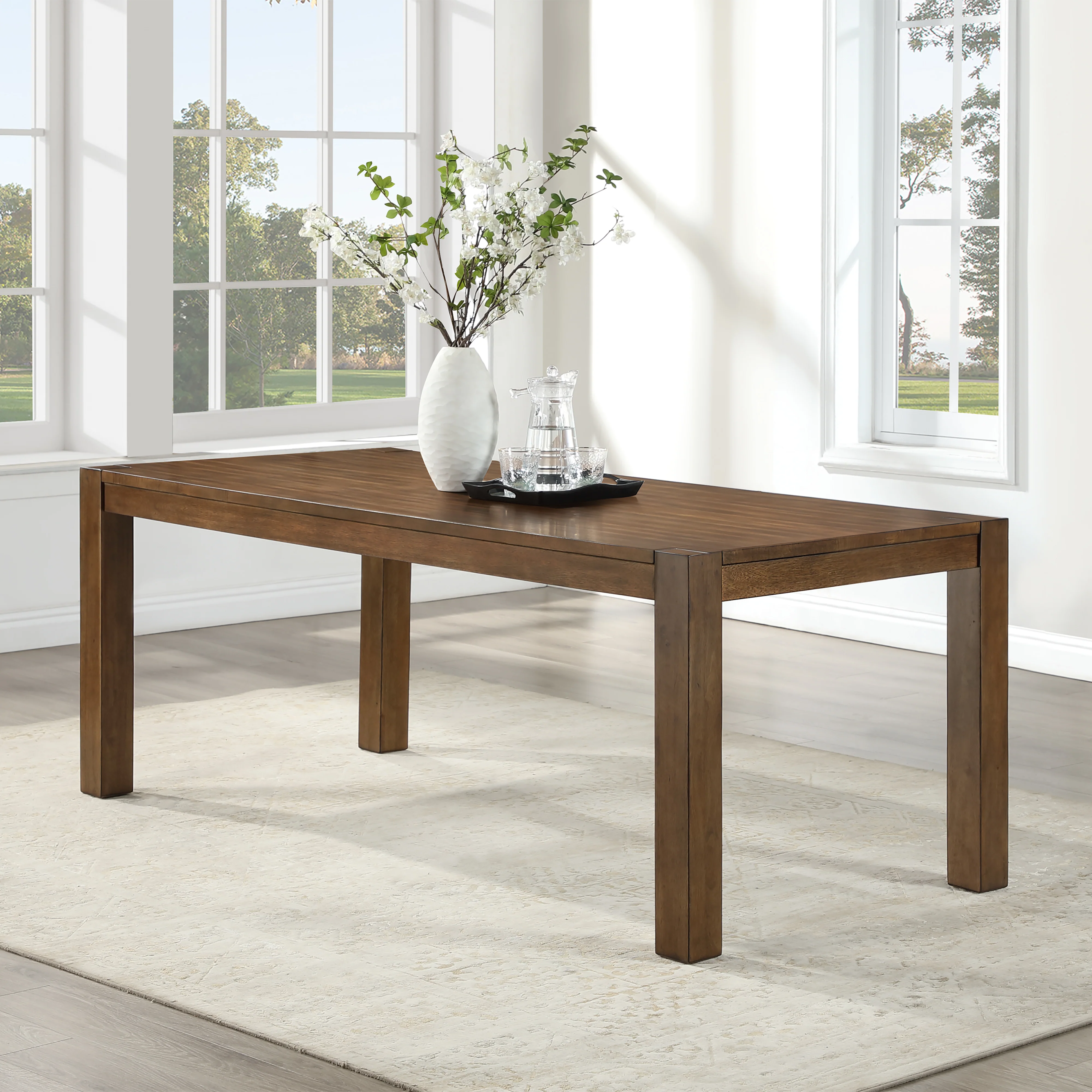 Phoenix 78" Dining Table-Chestnut - Image 4