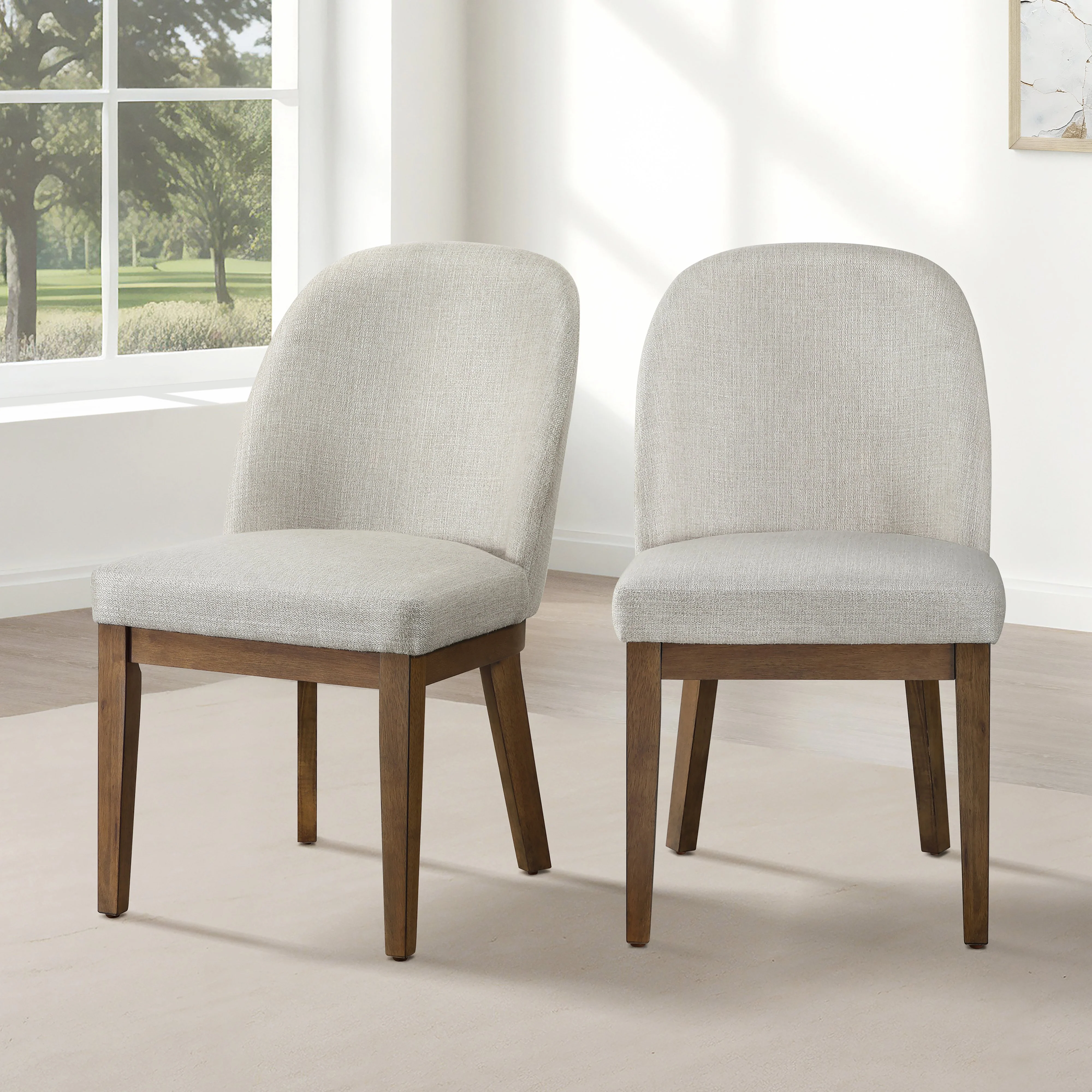 Phoenix Dining Chair (2 Per Carton)-Chestnut - Image 8