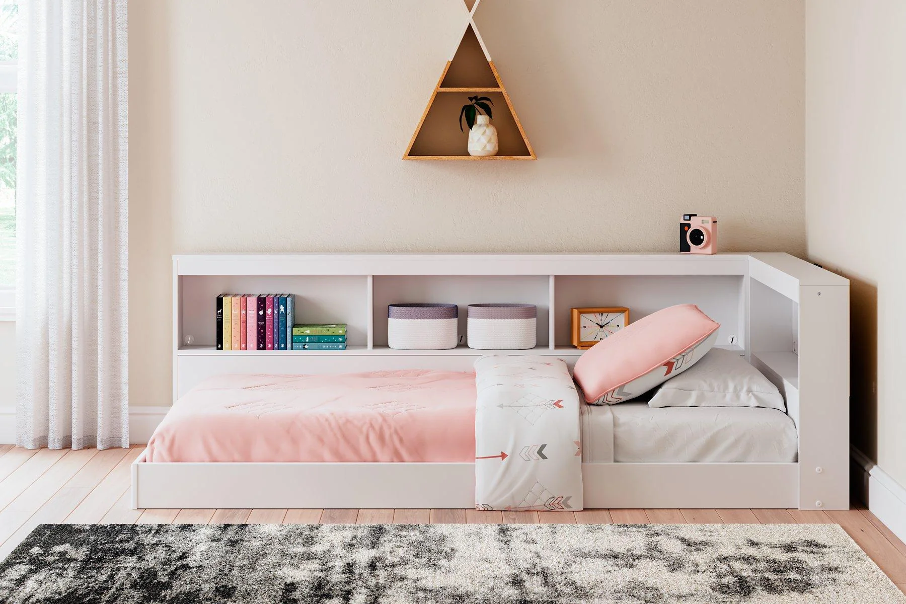 Piperton Youth Bookcase Storage Bed - Image 2