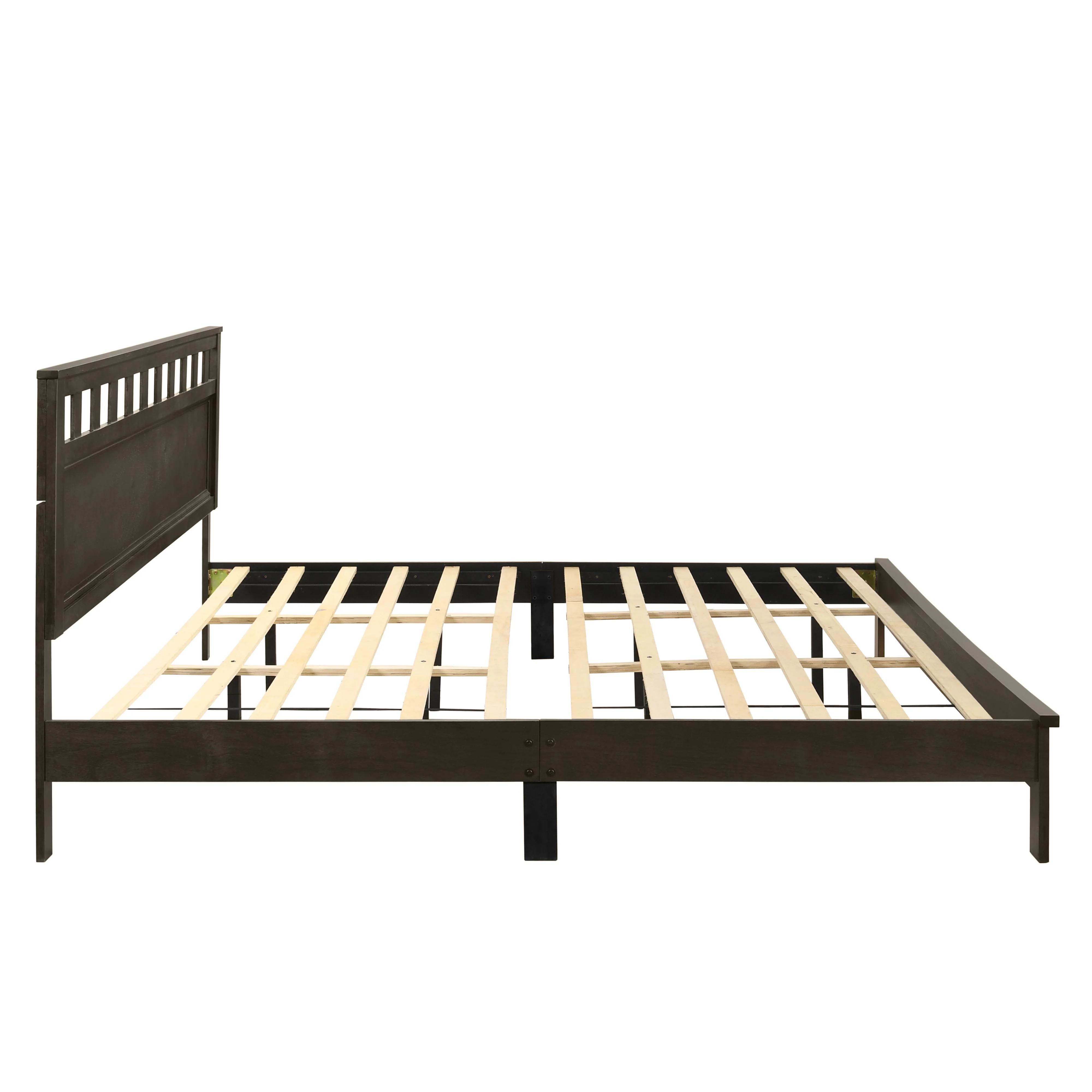 PISCES 6/6 EK PANEL BED-HB/FB/RAILS-GRAY - Image 3
