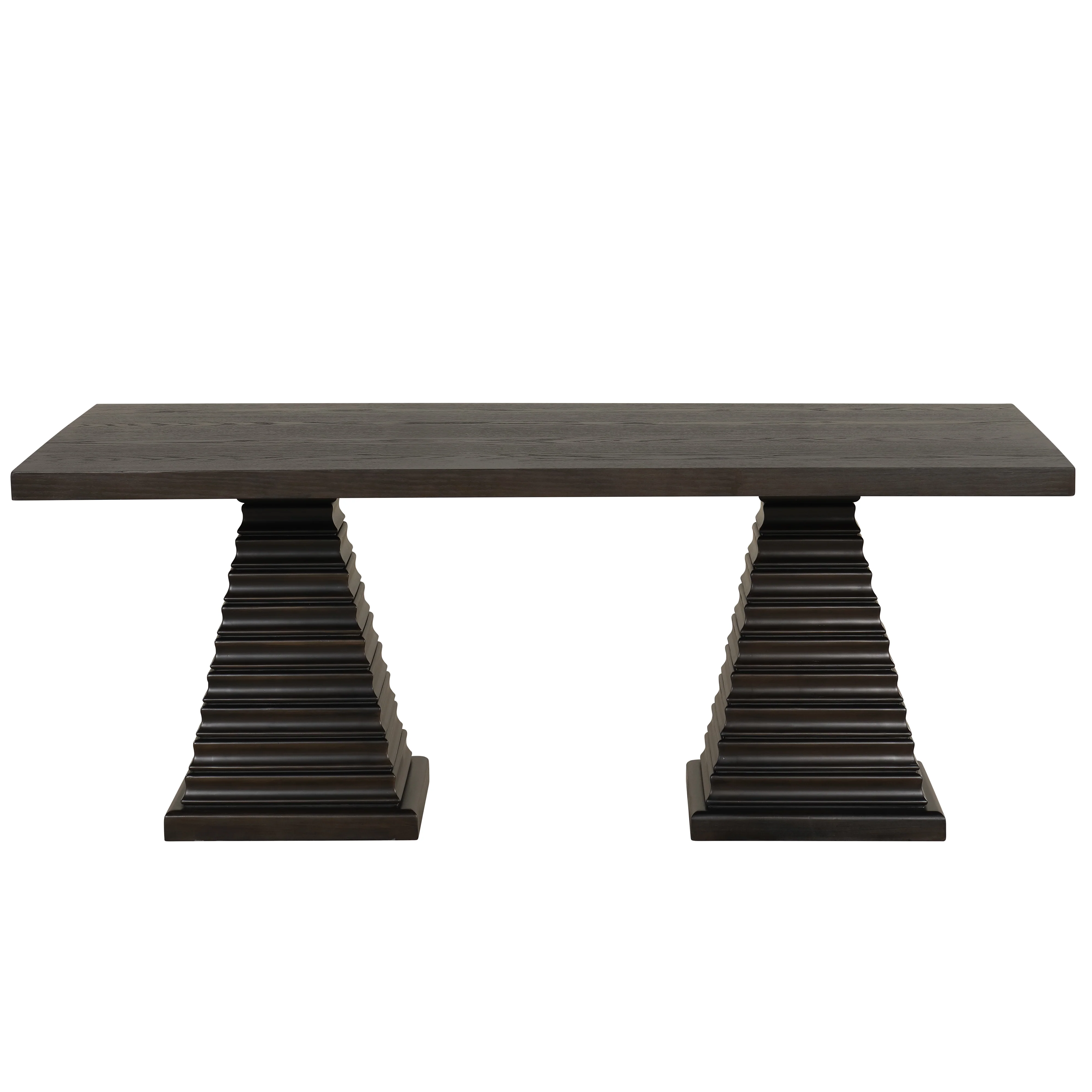 Plateau Rectangle Dining Top-Rustic Espresso - Image 2