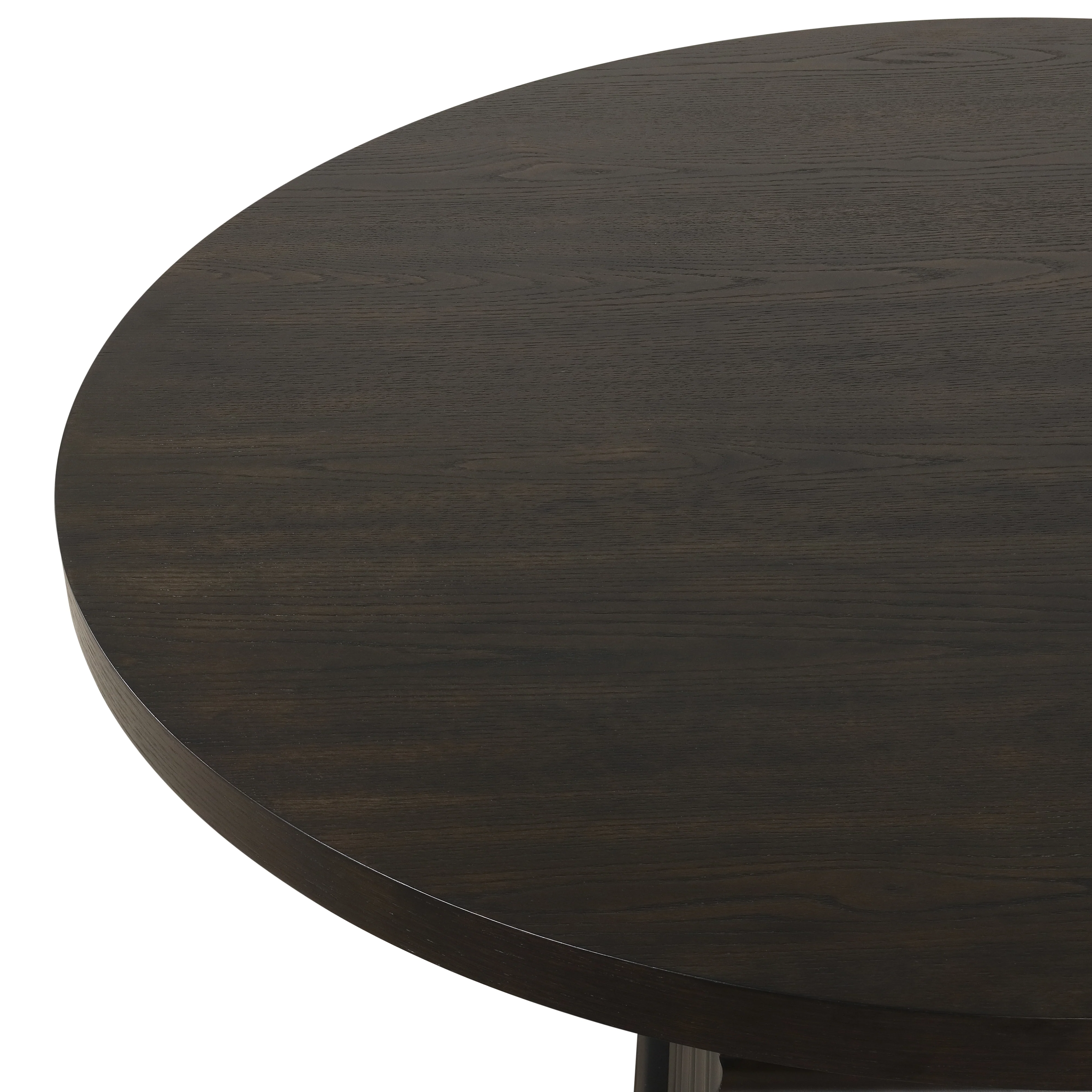 Plateau Round Dining Top-Rustic Espresso - Image 4
