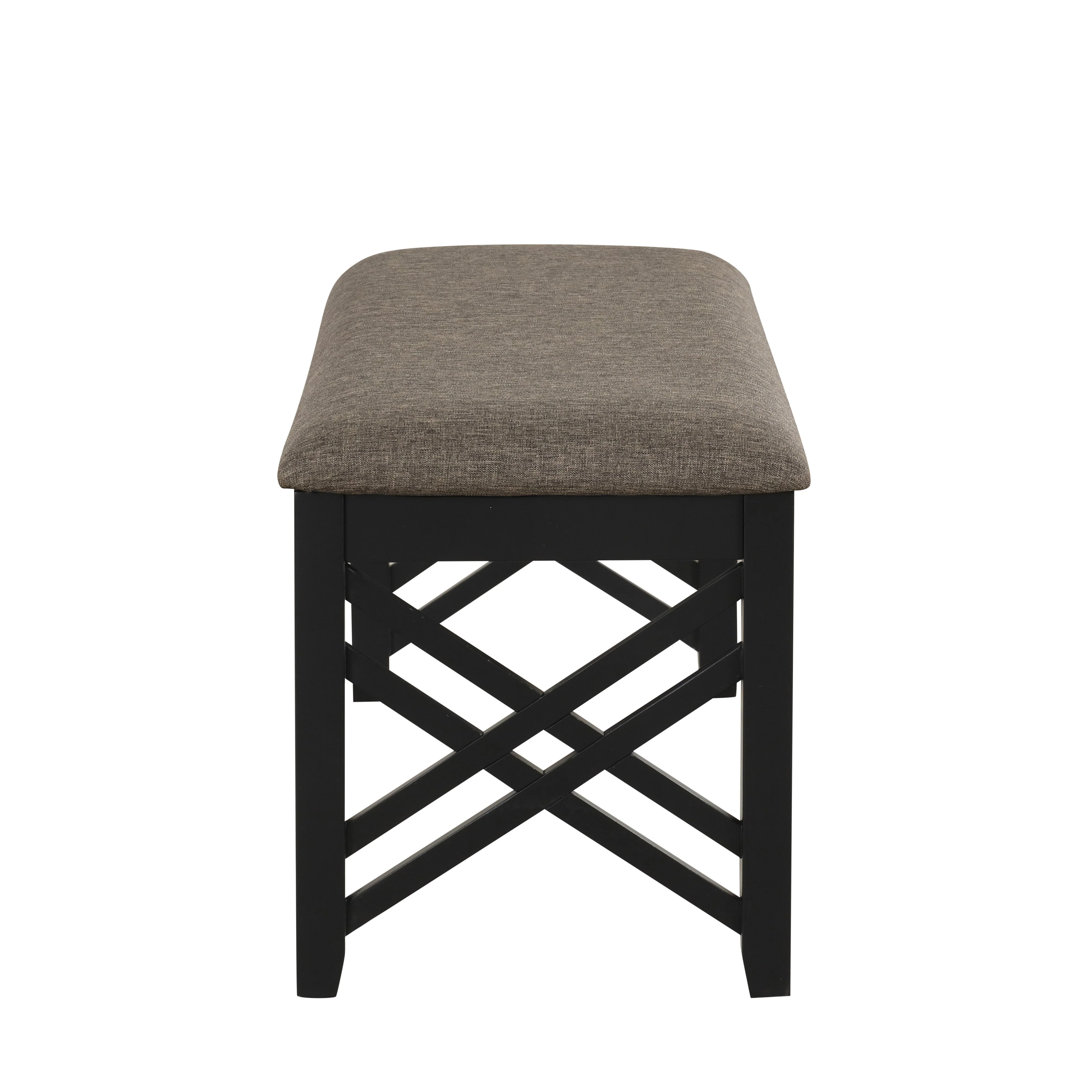 Potomac Dining Bench-Brown/Black - Image 3