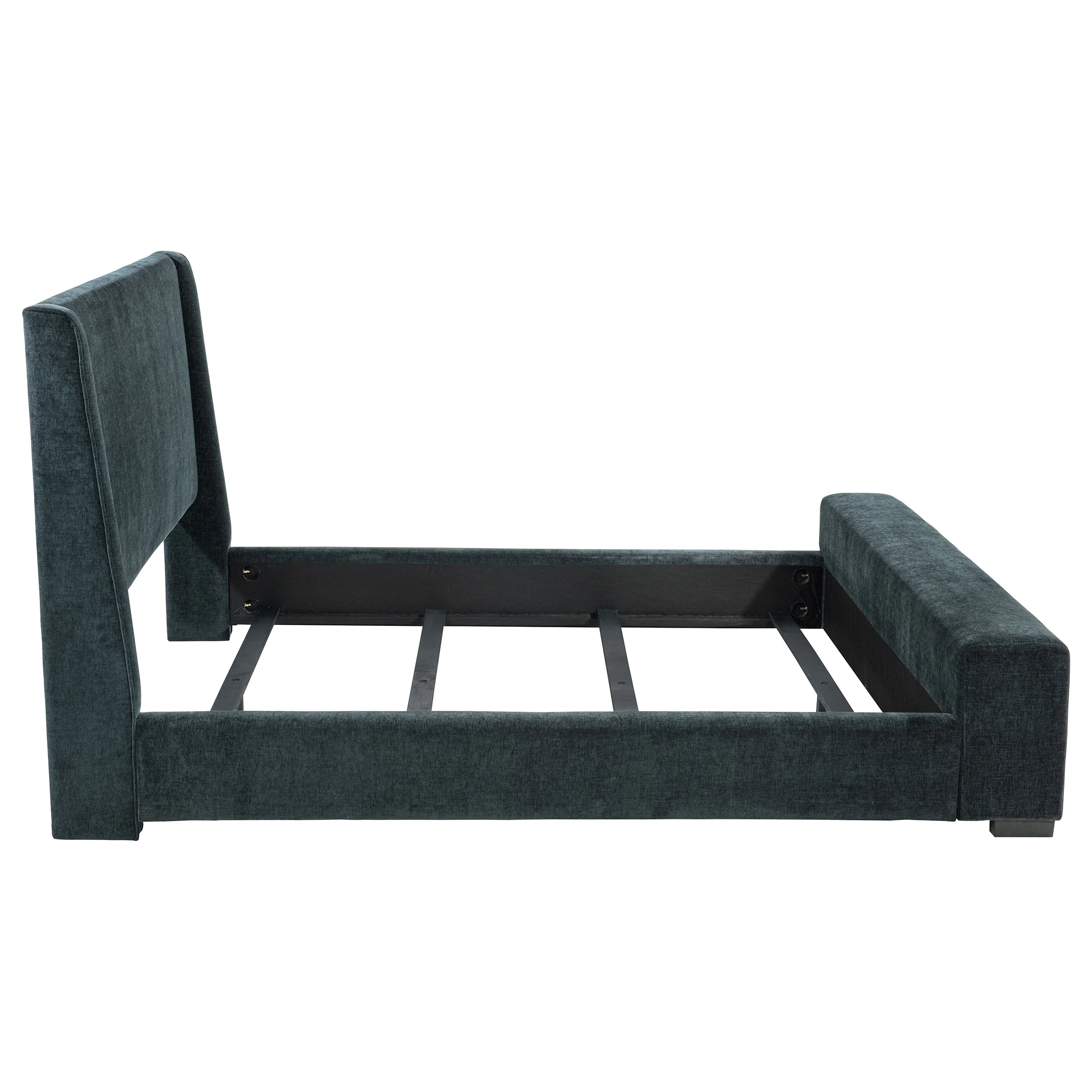 Preston Wingback Bed with Flame Visualizer and Bluetooth Speaker - Image 6
