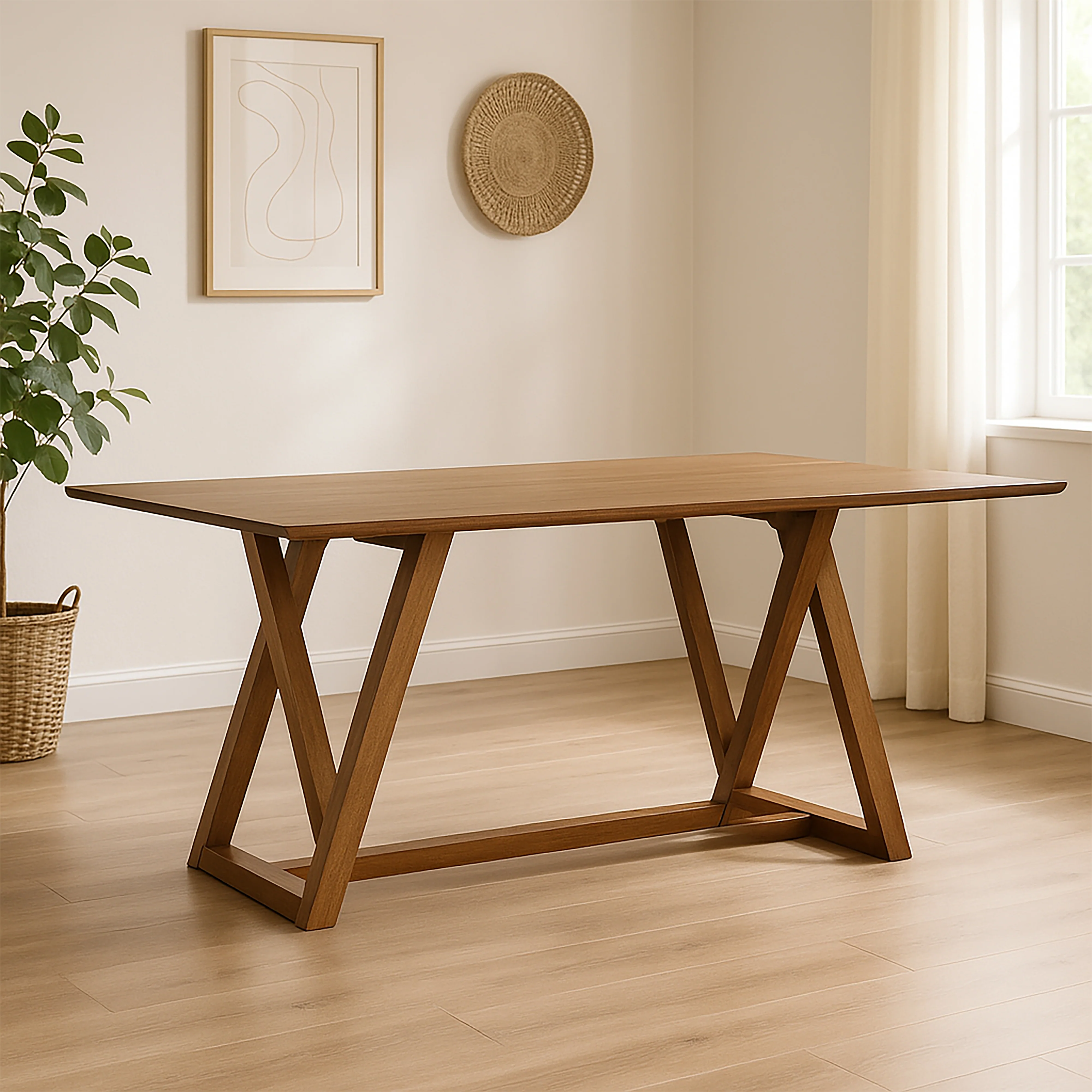 Putnam Counter Table-Walnut - Image 6
