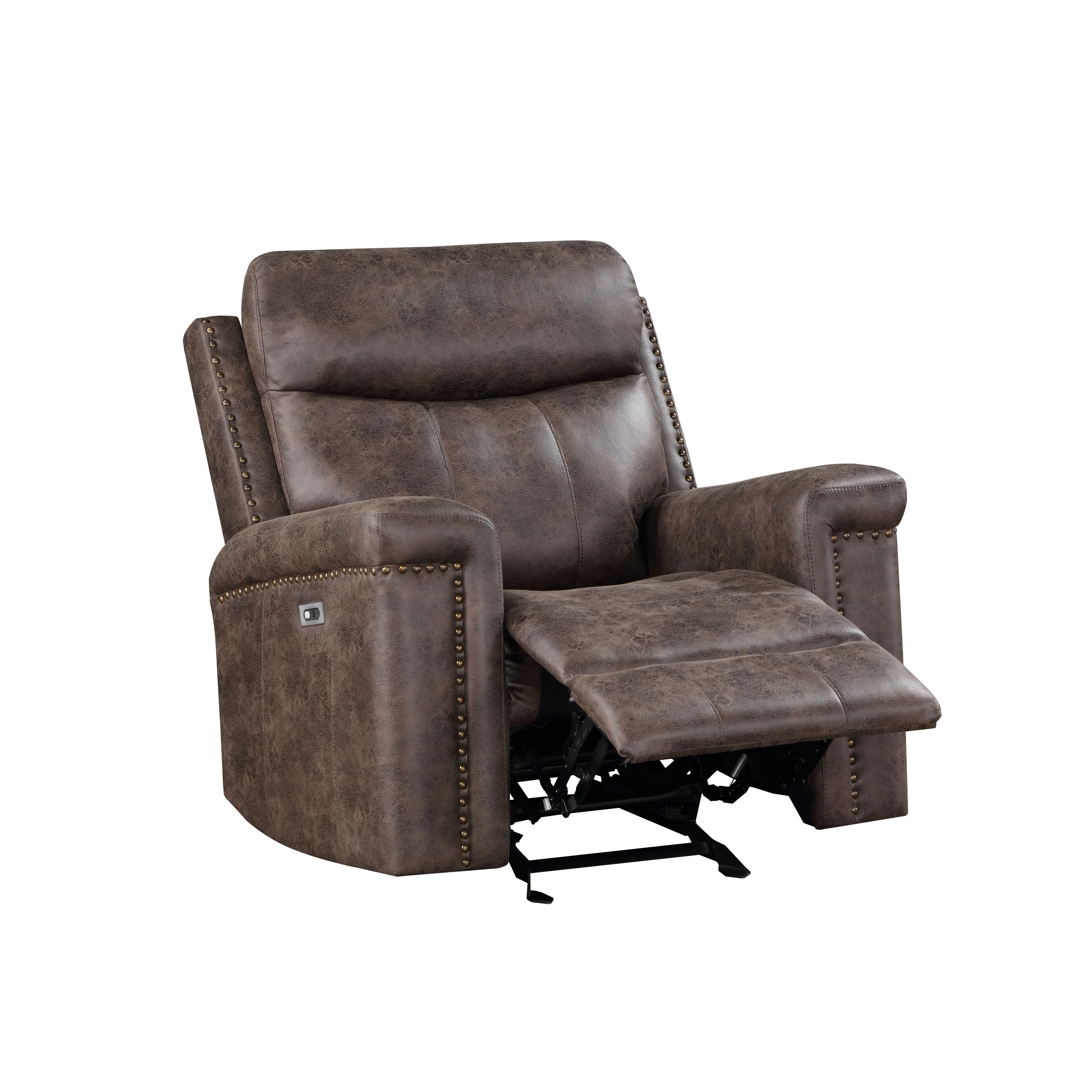 Quade Glider Recliner W/Pwr Fr-Mocha - Image 4