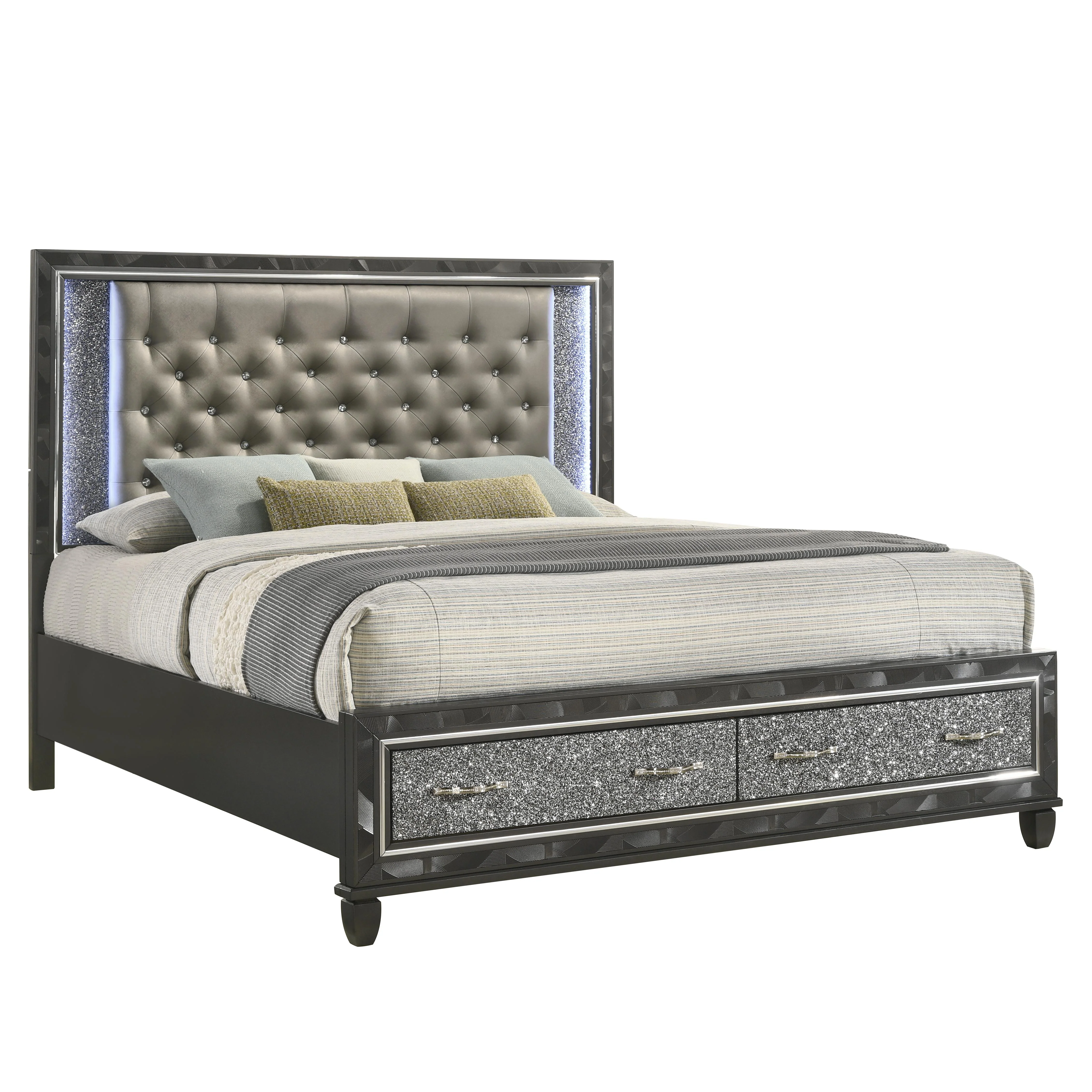 RADIANCE California King WK SIDE RAILS-BLACK PEARL - Image 2