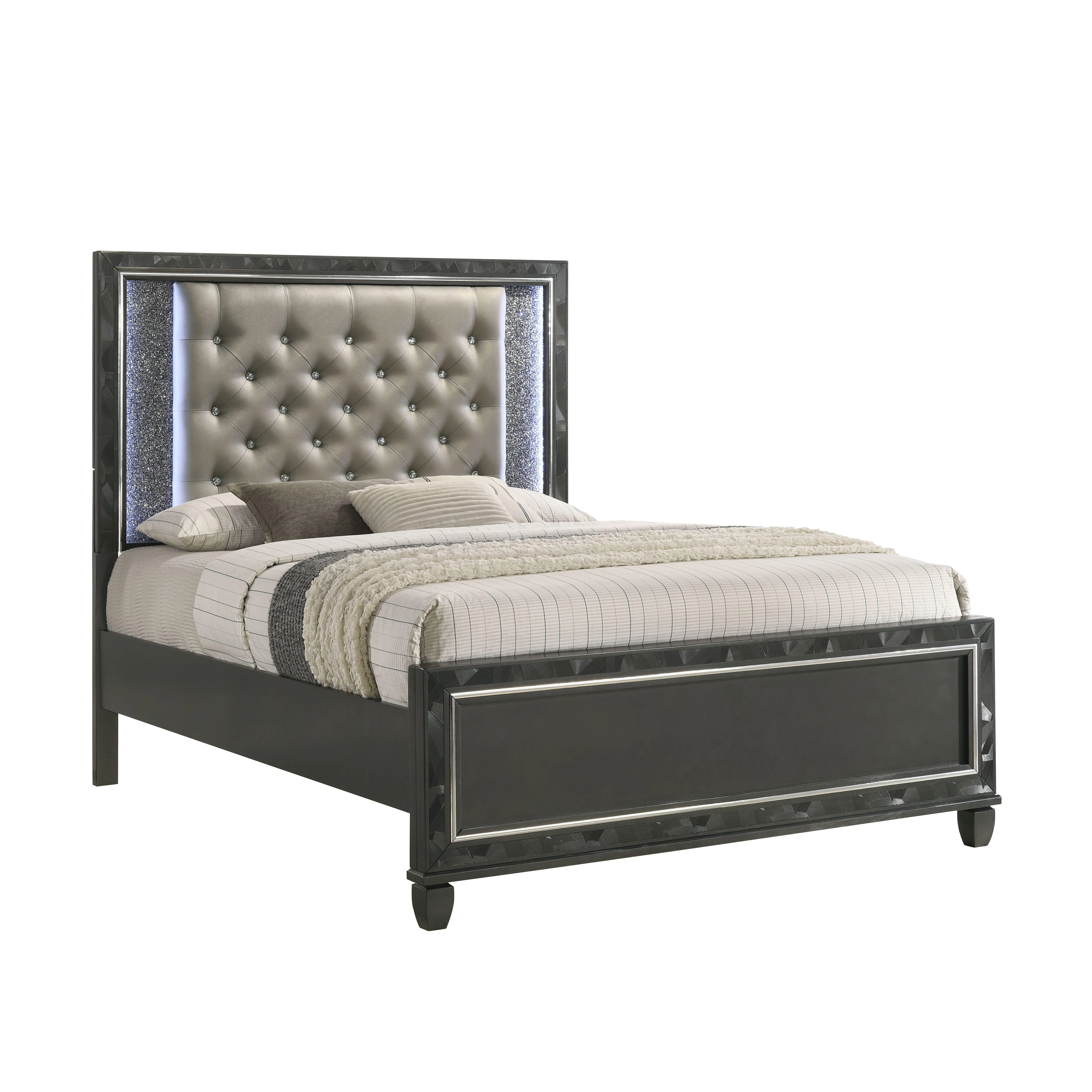 RADIANCE Eastern King-California King K FOOTBOARD & SLATS-BLACK PEARL - Image 3