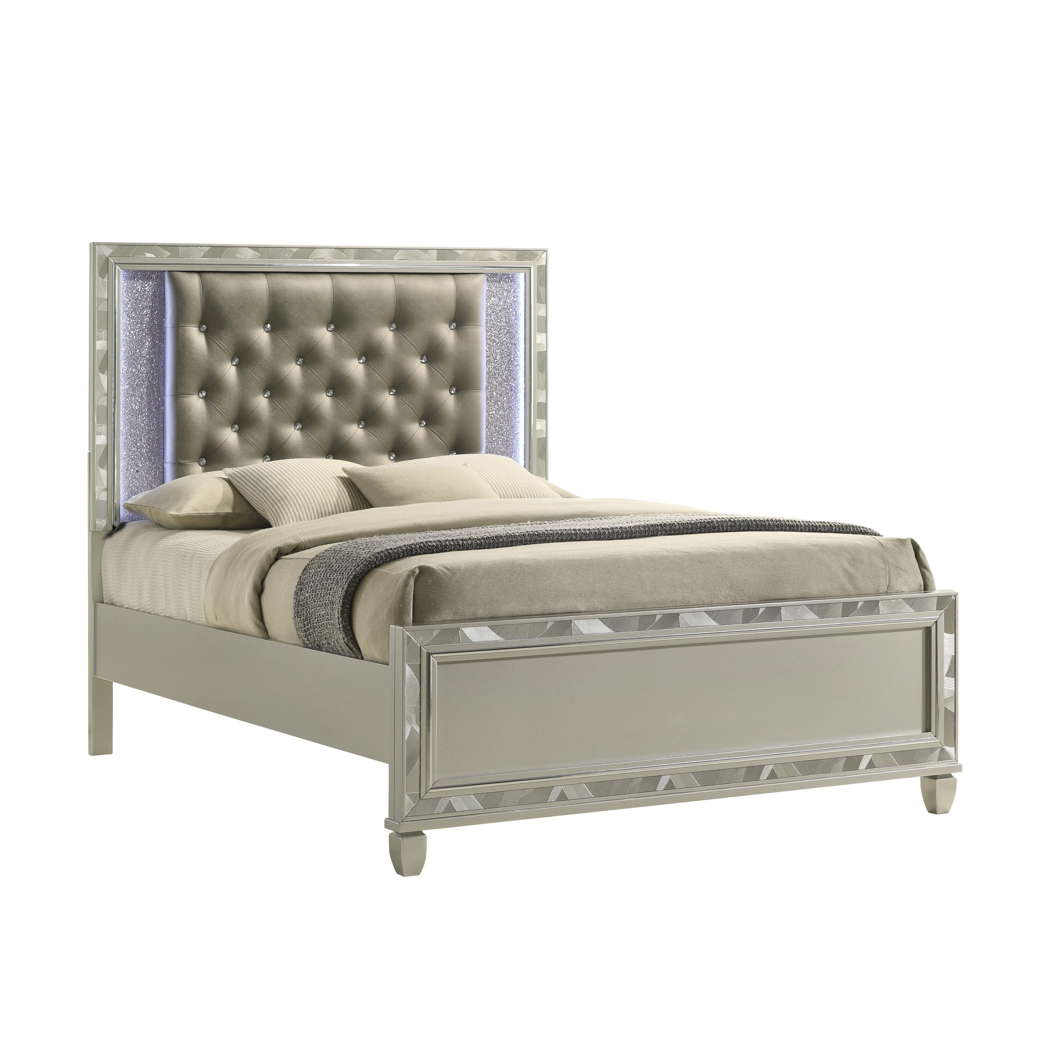 RADIANCE Eastern King-California King K FOOTBOARD & SLATS-SILVER - Image 3