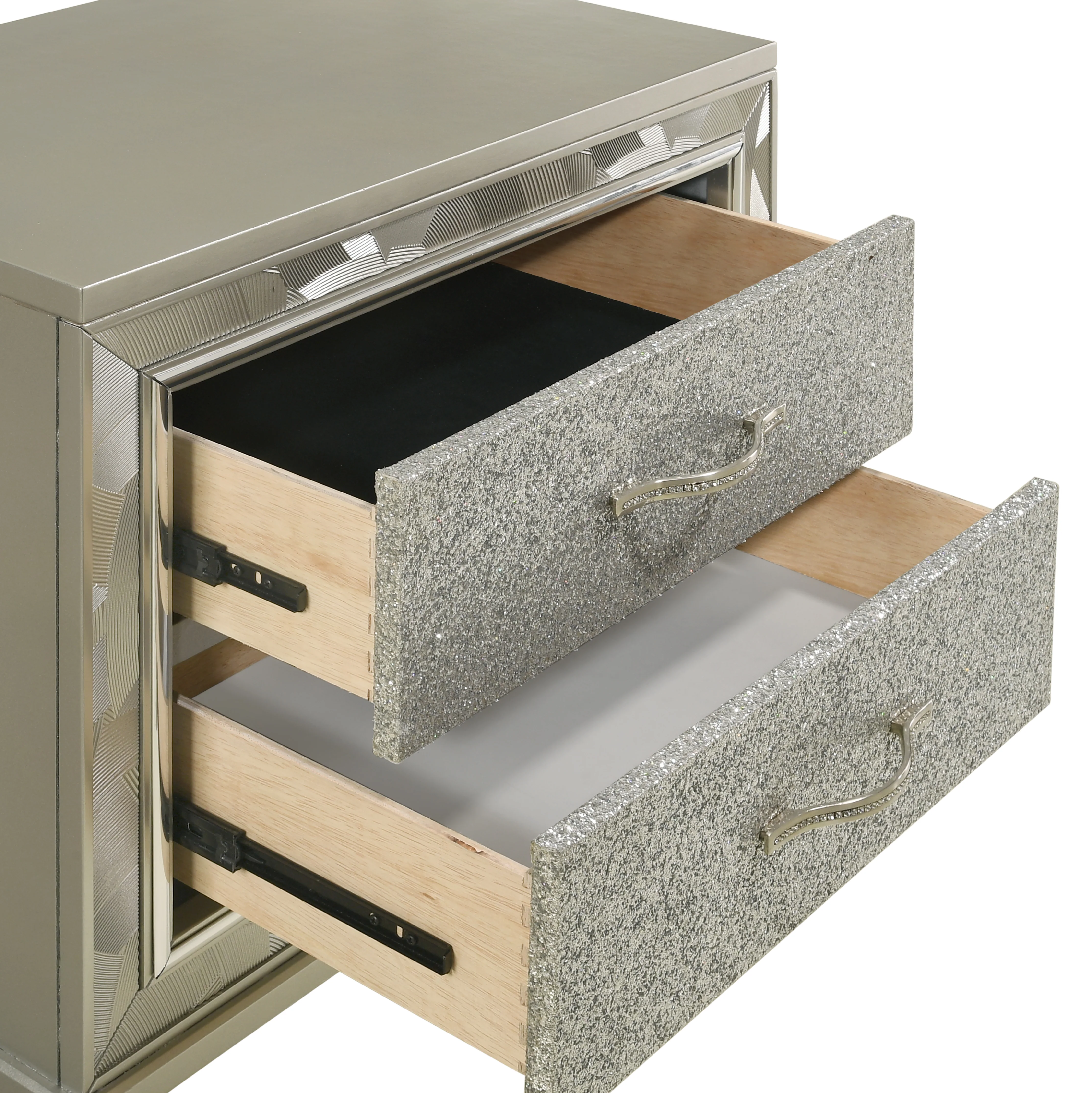 Radiance Nightstand-Silver - Image 6