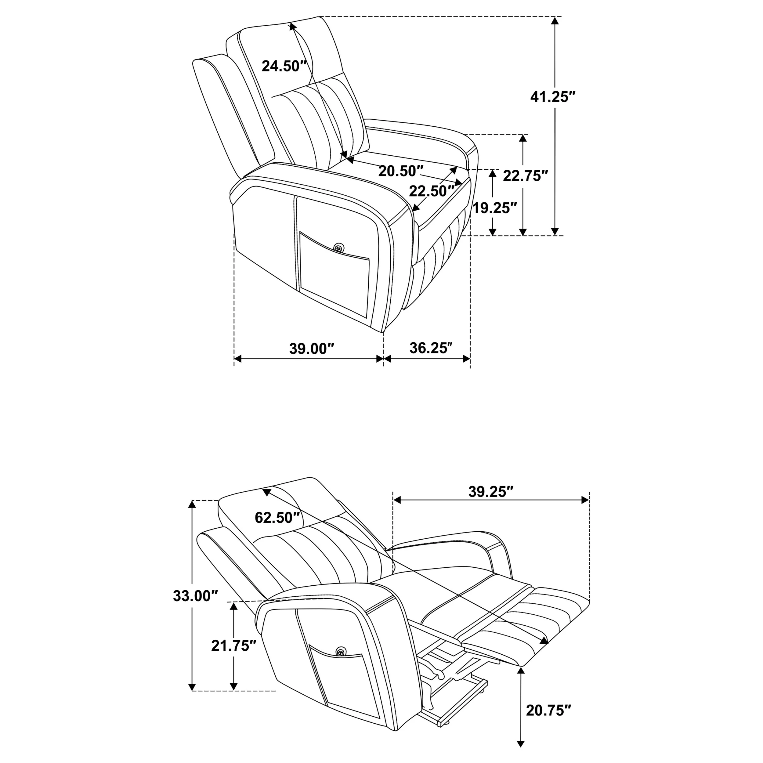 Raelynn Power Lift Recliner - Image 10