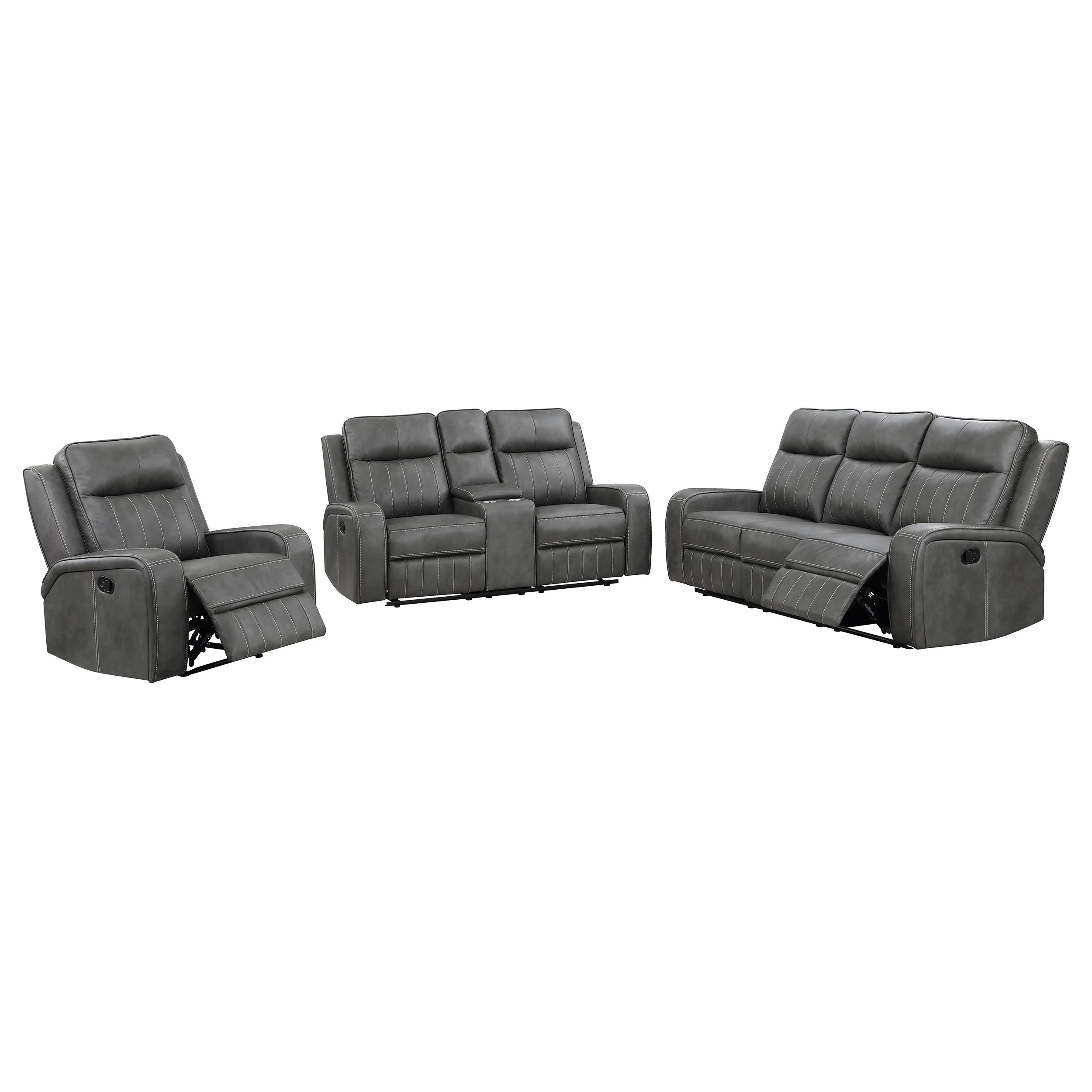 Raelynn Reclining Sofa Set - Image 20