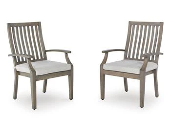 Rainier Ranch Outdoor Arm Chair with Cushion (Set of 2) - Image 3
