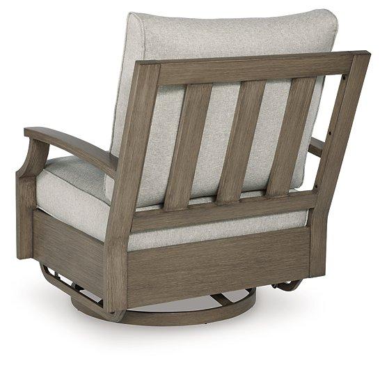 Rainier Ranch Outdoor Swivel Glider Chair with Cushion - Image 6