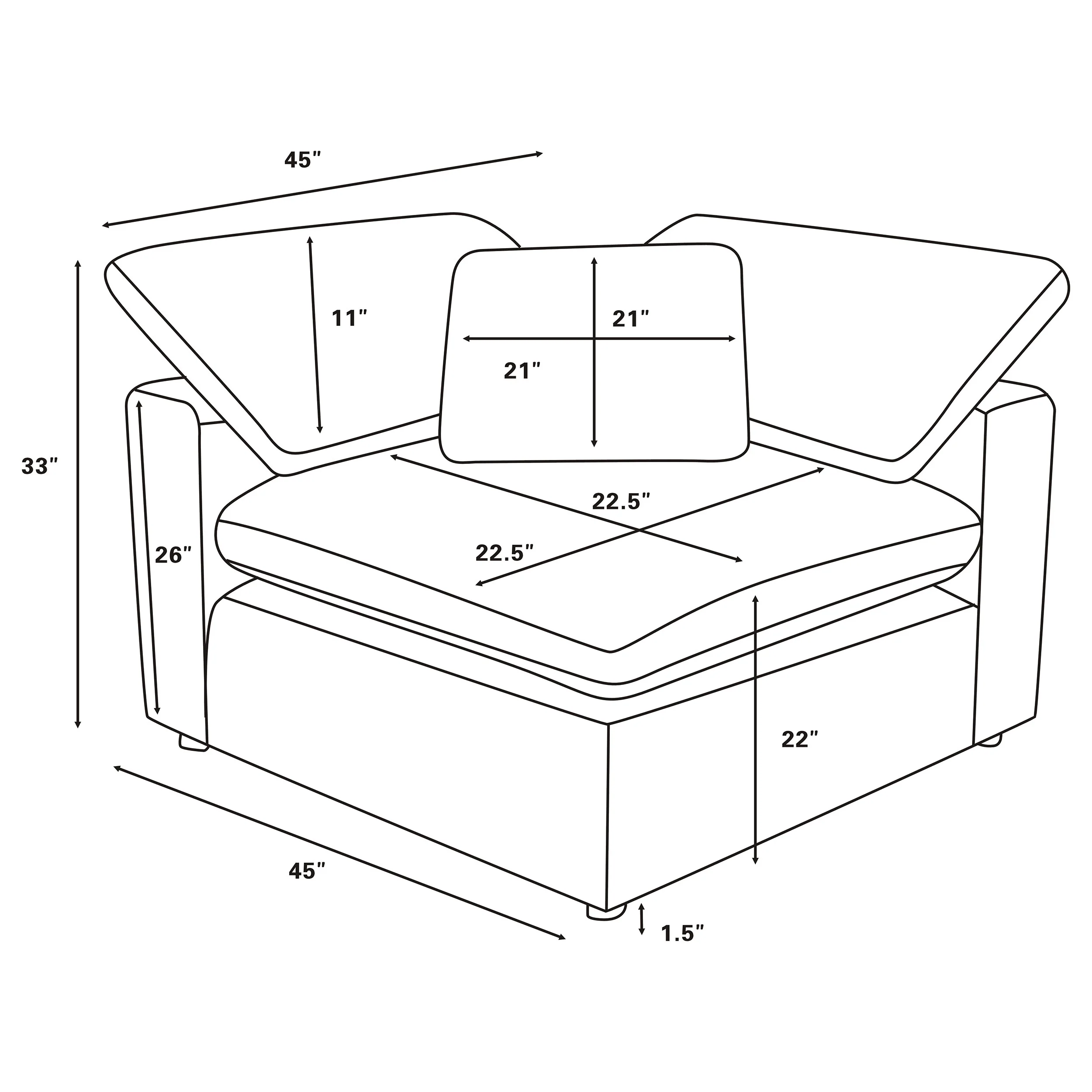 Raleigh Modular Sectional Sofa - Image 56