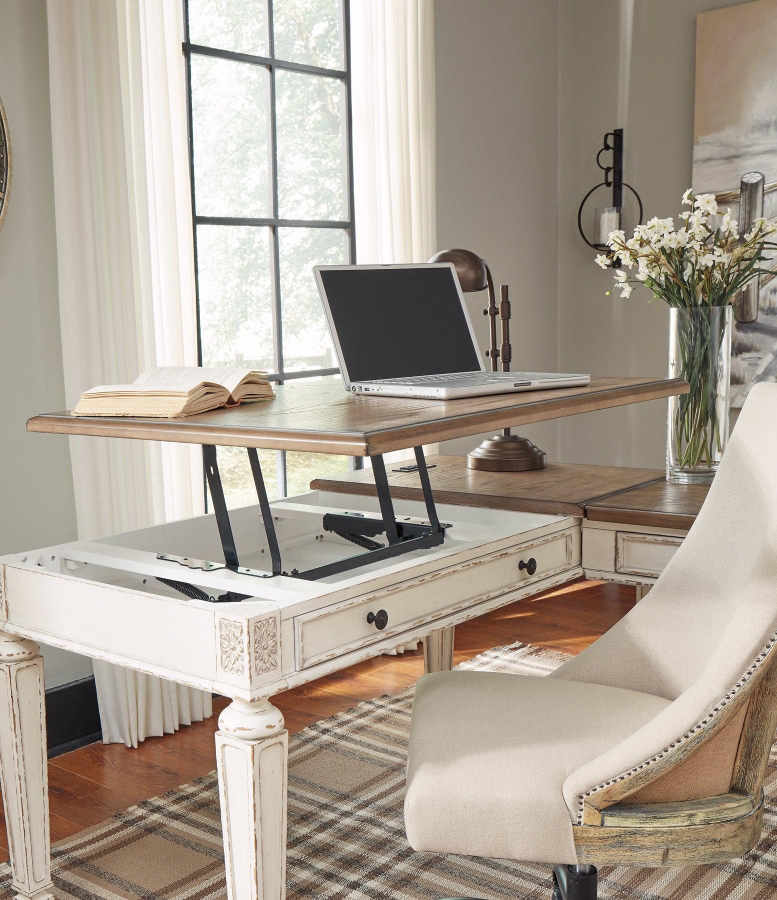 Realyn 2-Piece Home Office Lift Top Desk - Image 21