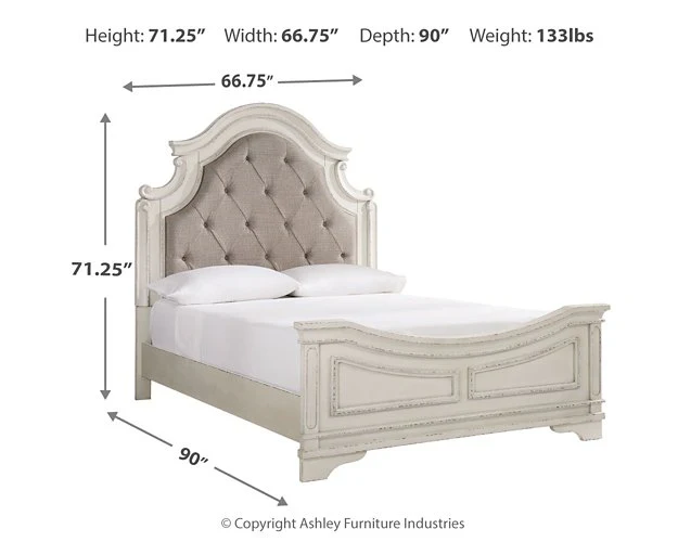 Realyn Upholstered Bed - Image 4