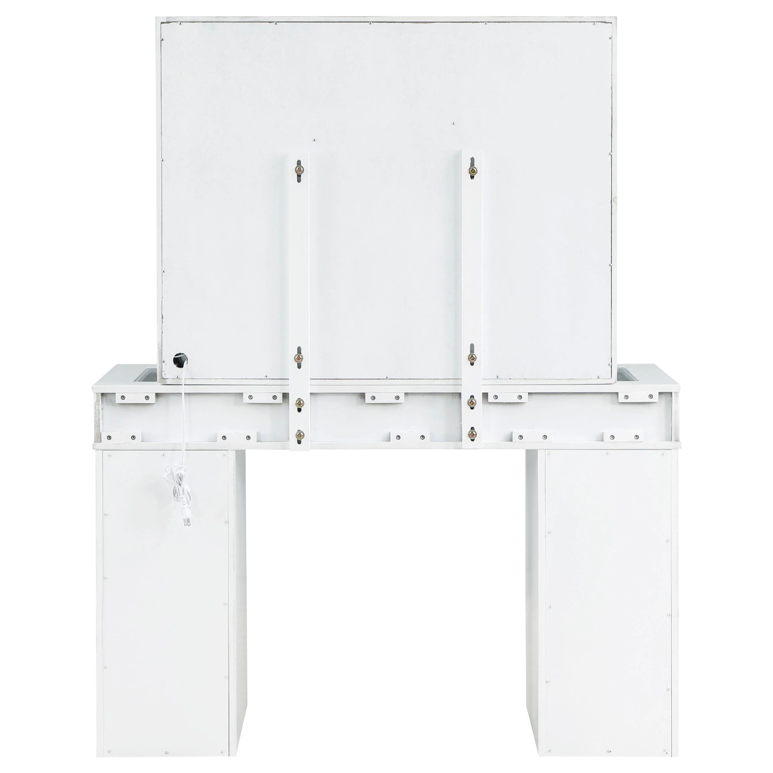 Regina Makeup Vanity Table with LED Mirror and Stool - Image 8