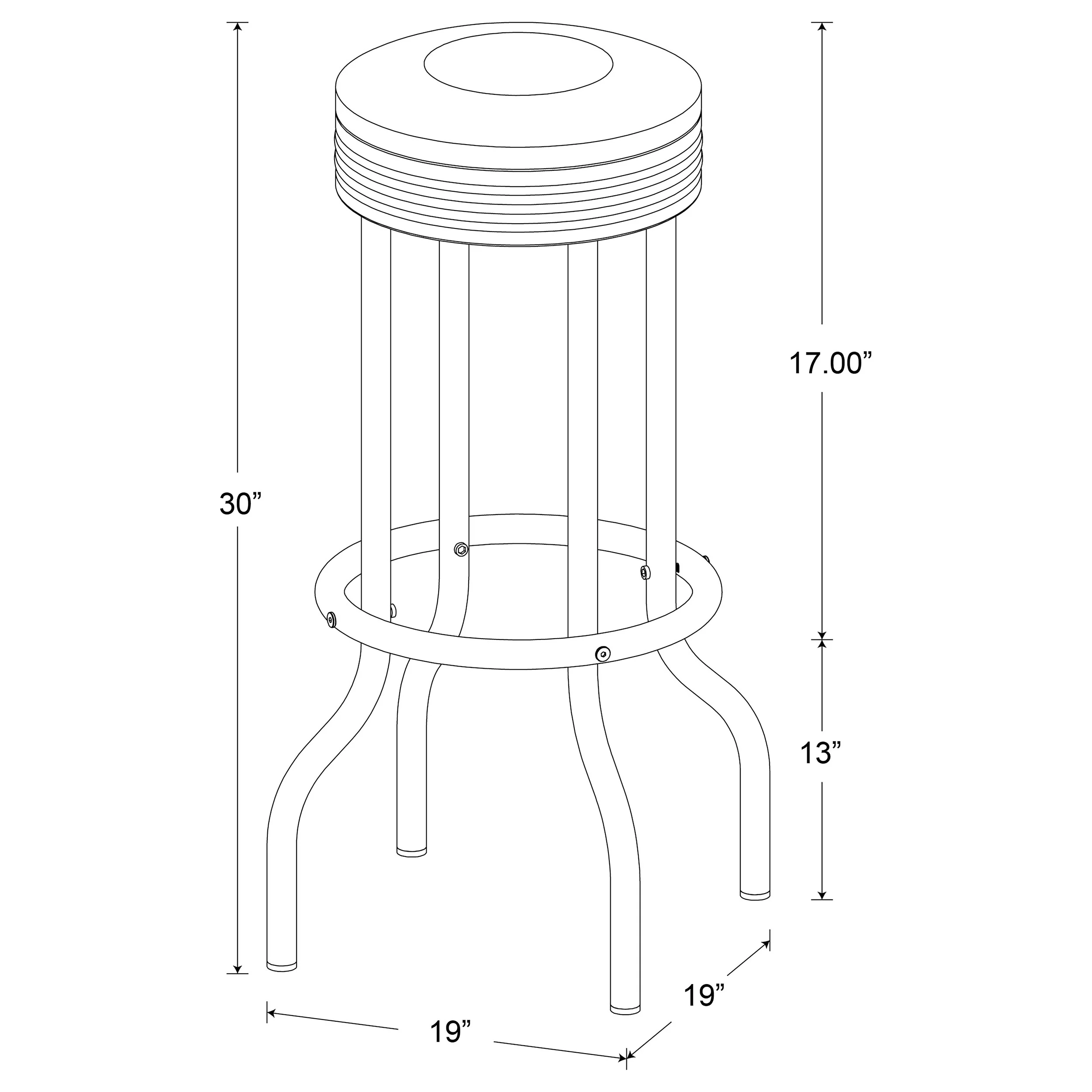 Retro Bar Table Set - Image 14