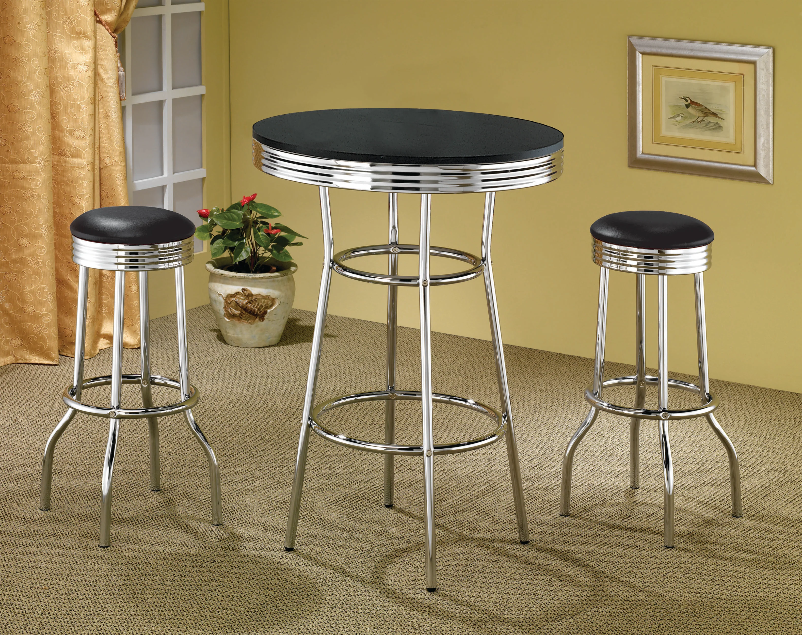 Retro Bar Table Set - Image 8