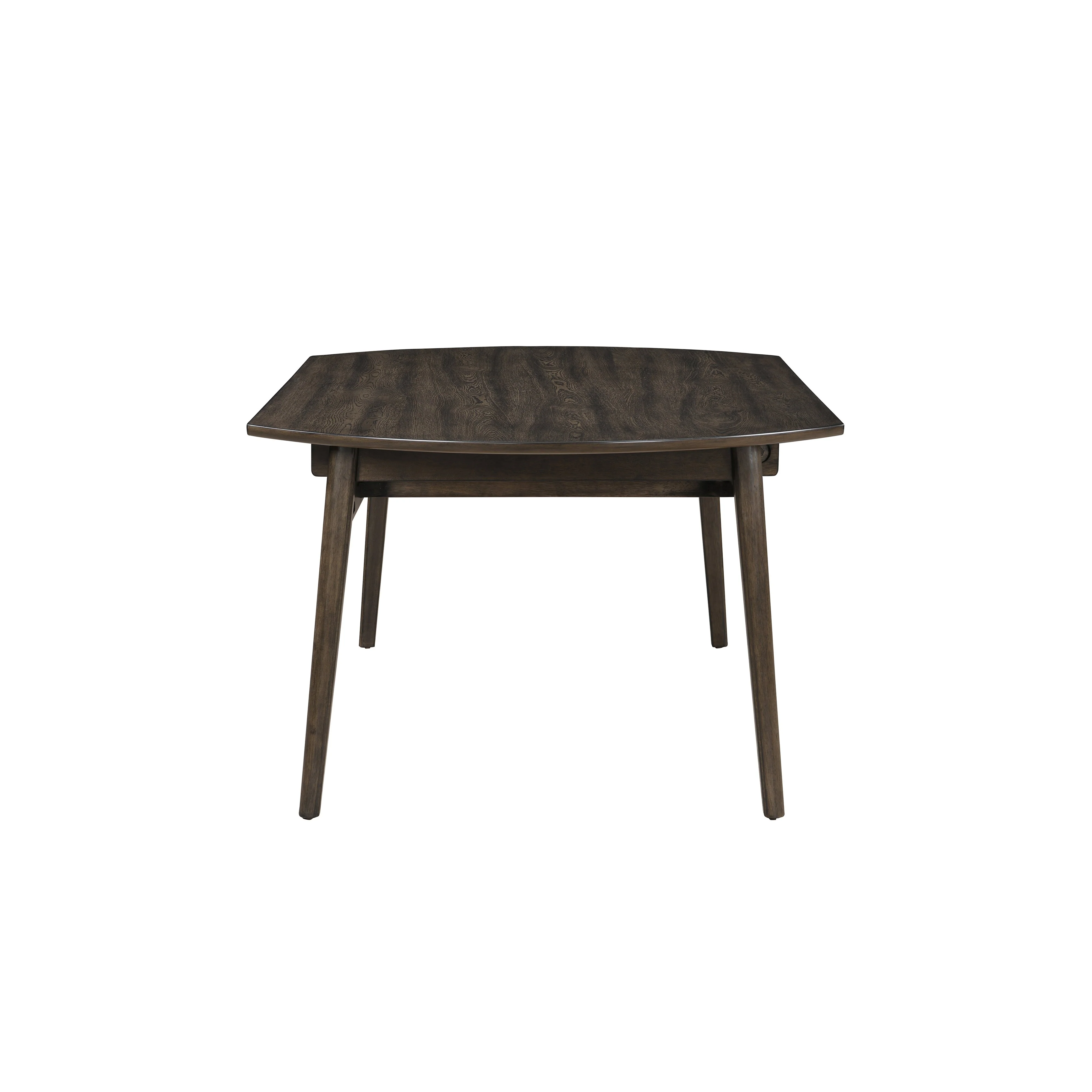 Rex 65" Round Table With Self Storing Leaves-Walnut - Image 4