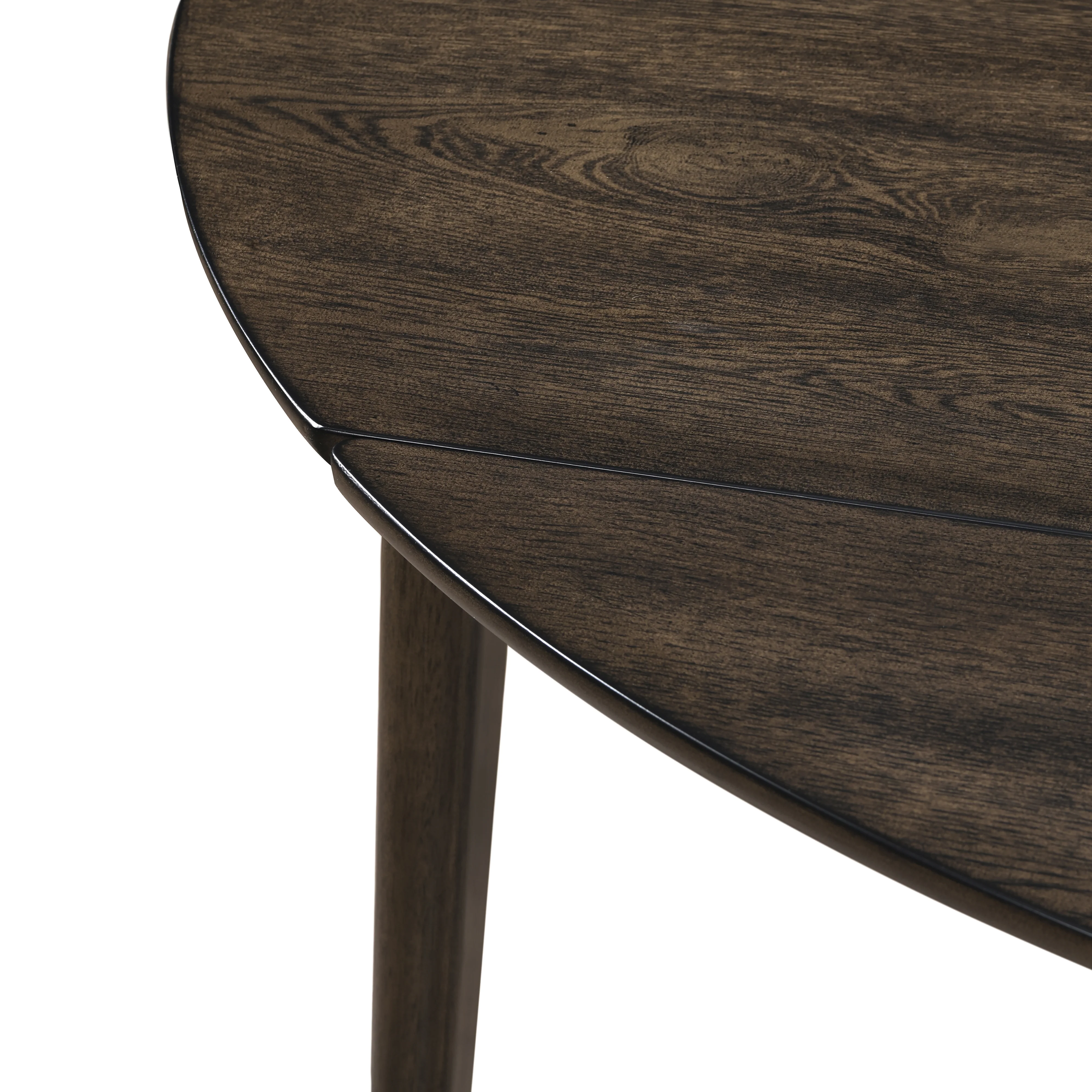 Rex 65" Round Table With Self Storing Leaves-Walnut - Image 6