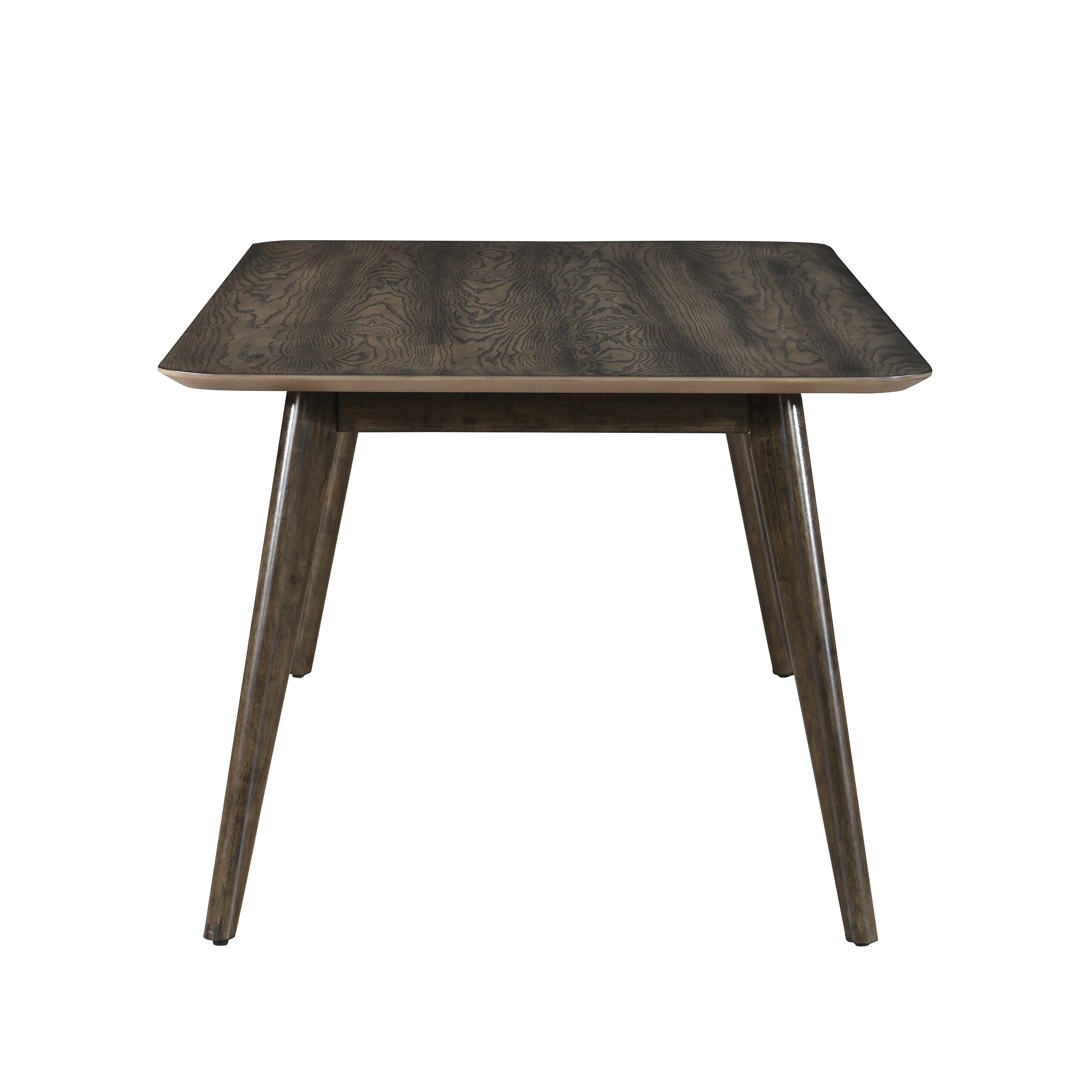 Rex 72" Fixed Top Rectangle Dining Table-Walnut - Image 3