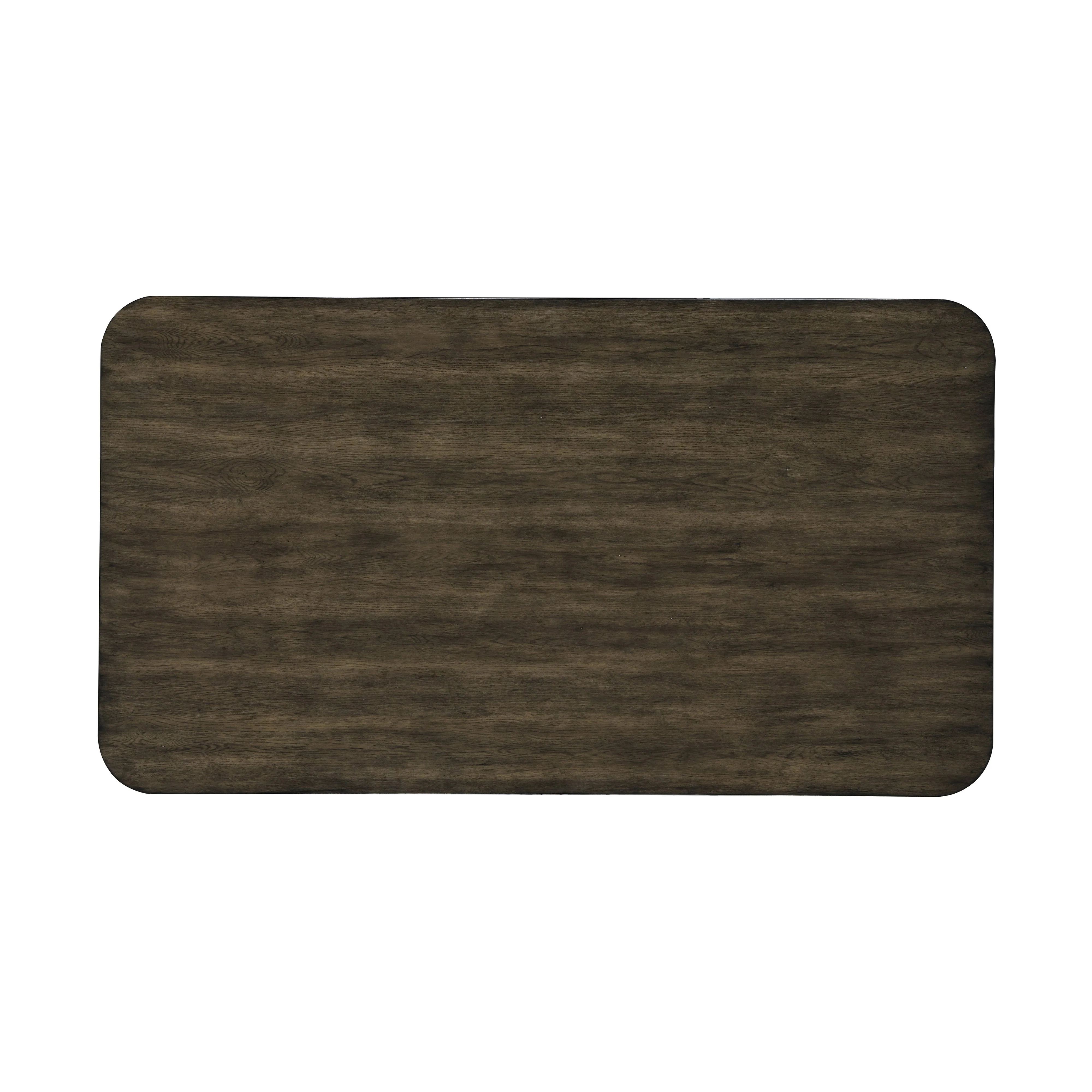 Rex 72" Fixed Top Rectangle Dining Table-Walnut - Image 4