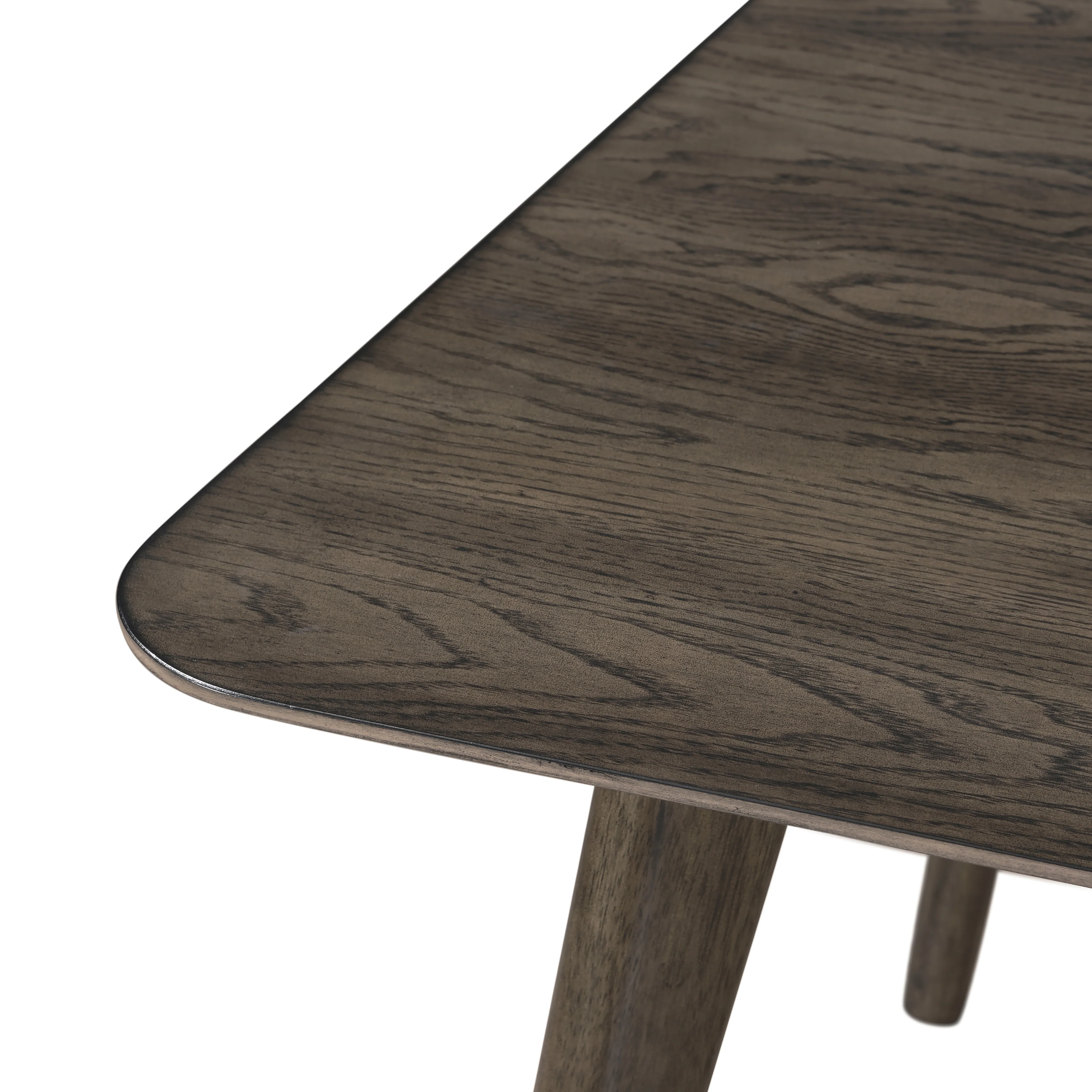 Rex 72" Fixed Top Rectangle Dining Table-Walnut - Image 5