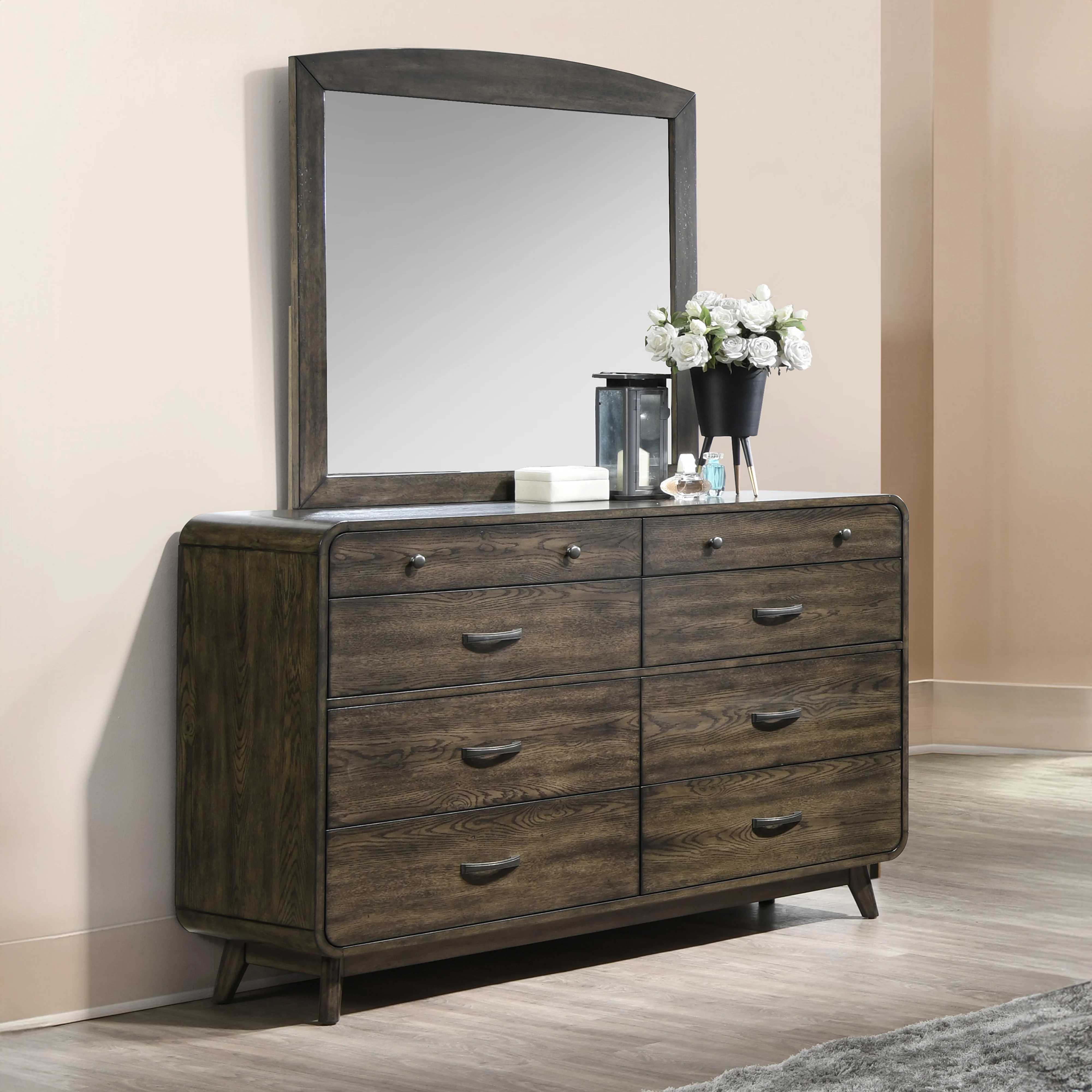Rex Mirror- Walnut - Image 8