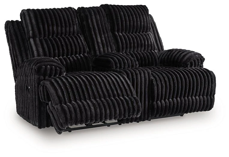 Rhine Falls Reclining Loveseat with Console