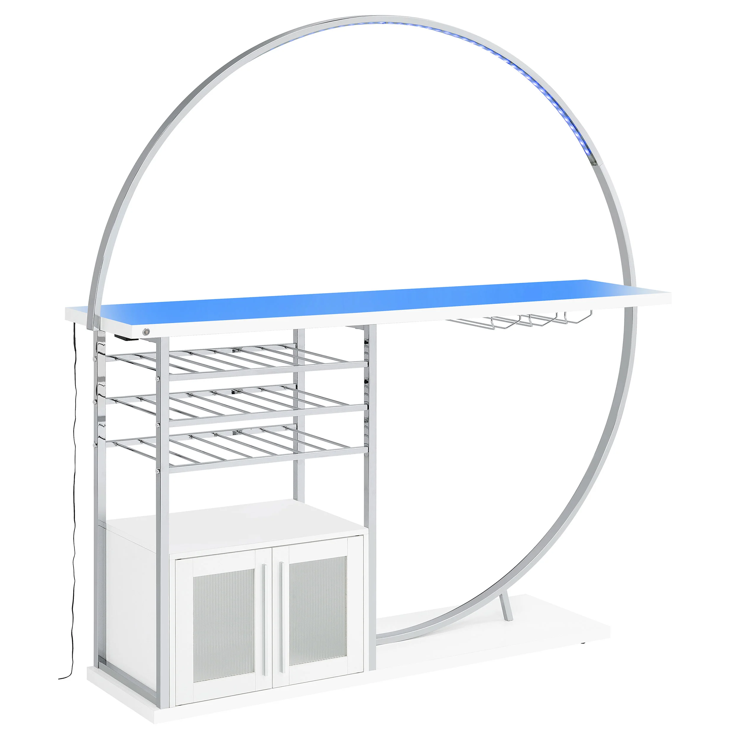 Risley Wine Cabinet with LED Lighting - Image 10