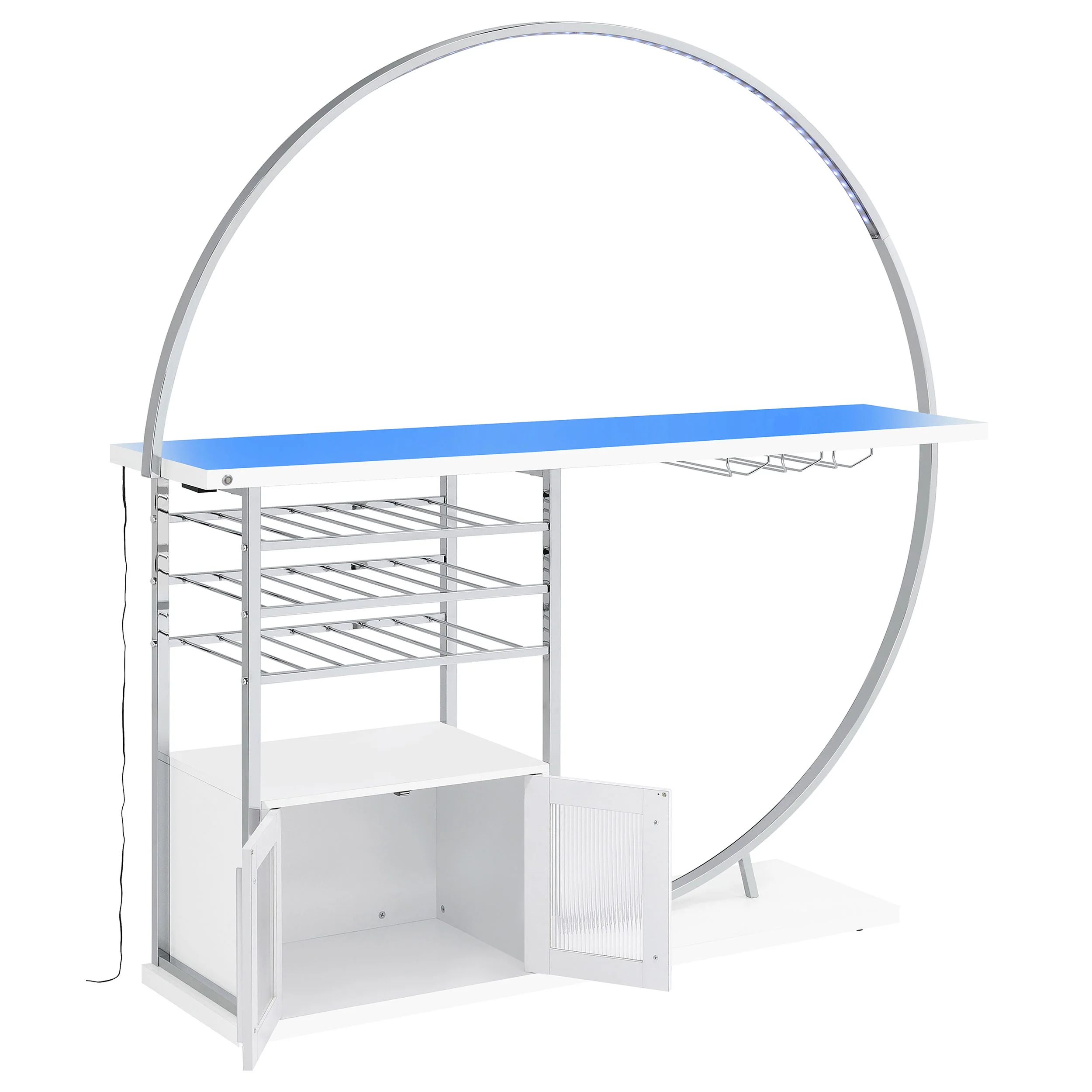 Risley Wine Cabinet with LED Lighting - Image 11