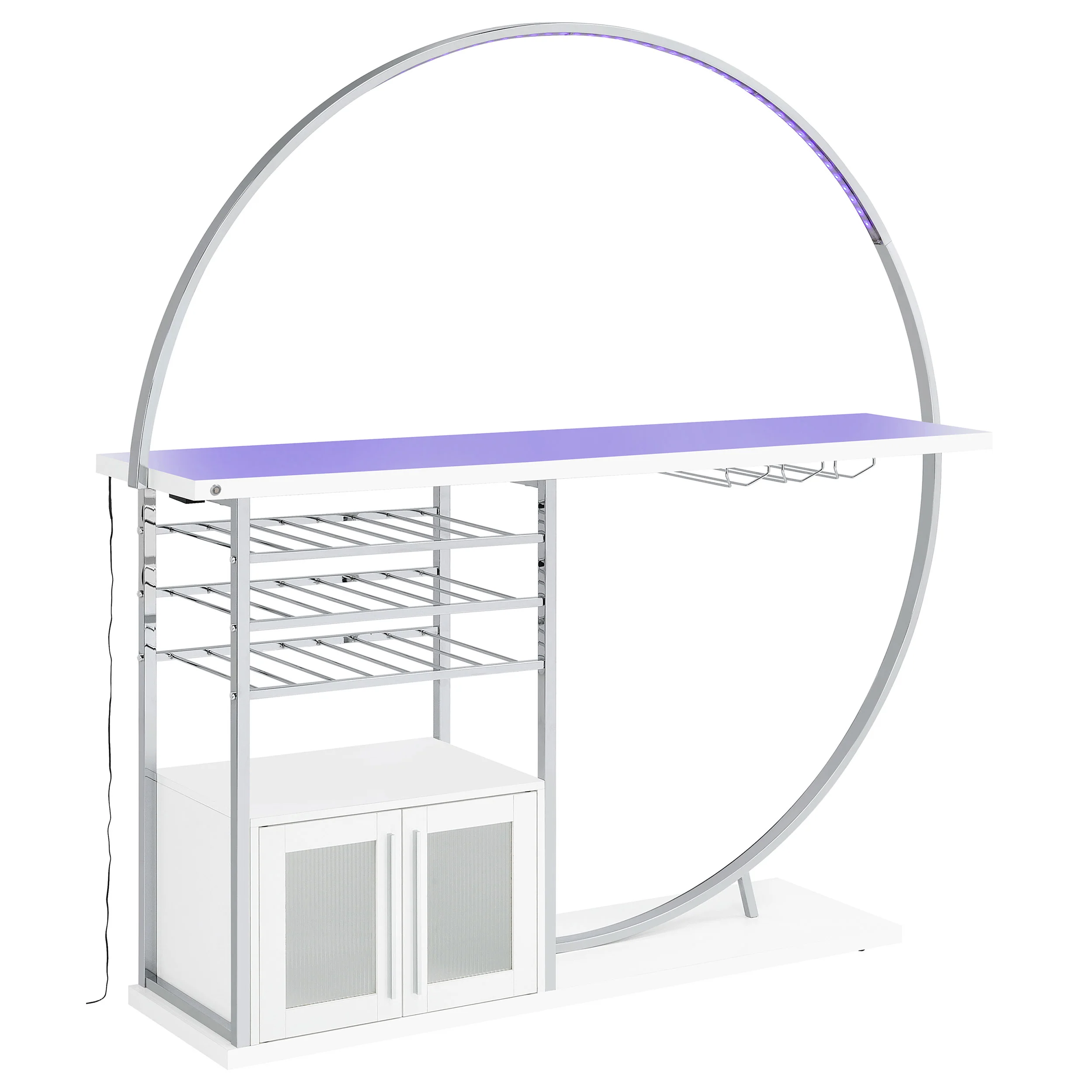 Risley Wine Cabinet with LED Lighting - Image 12