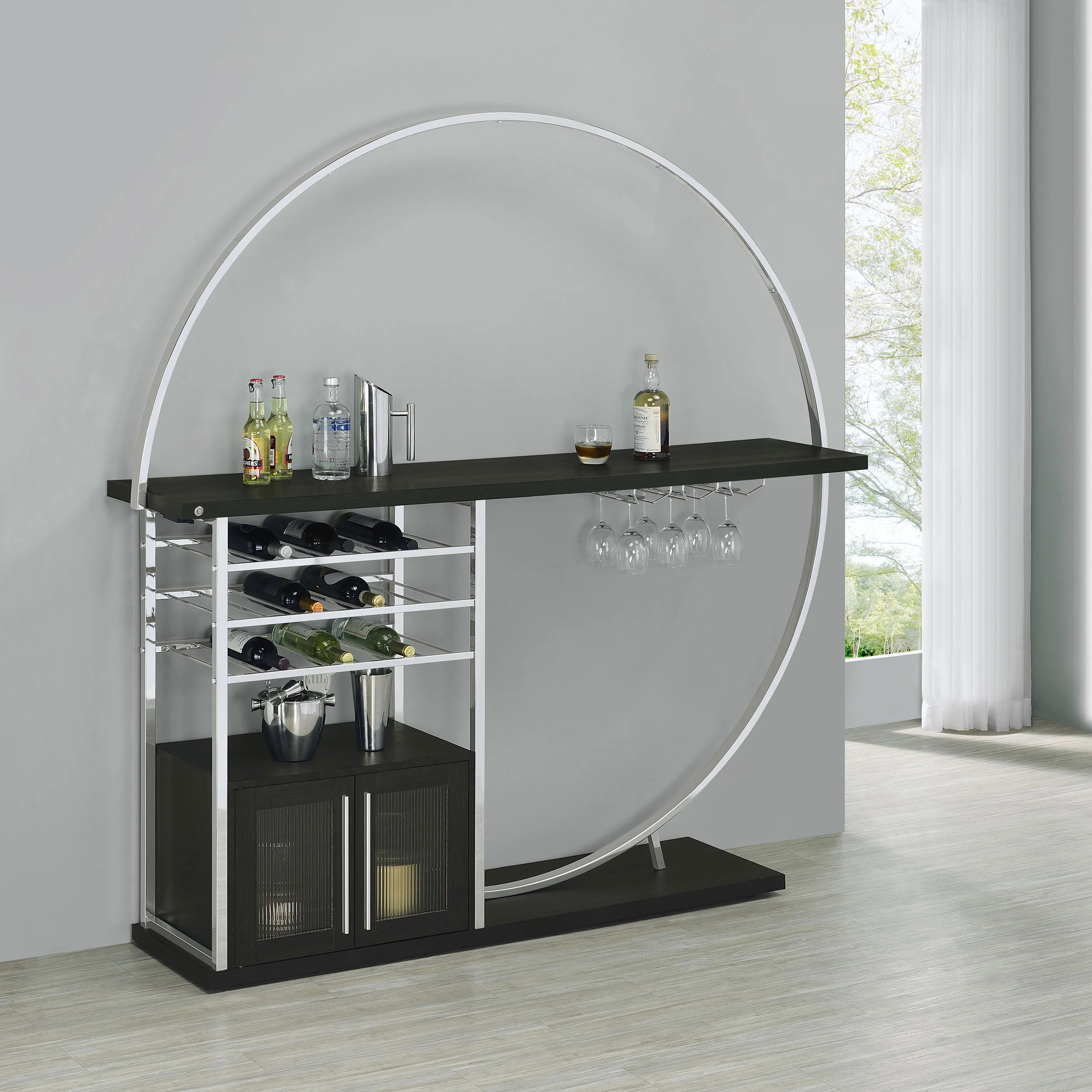 Risley Wine Cabinet with LED Lighting - Image 22
