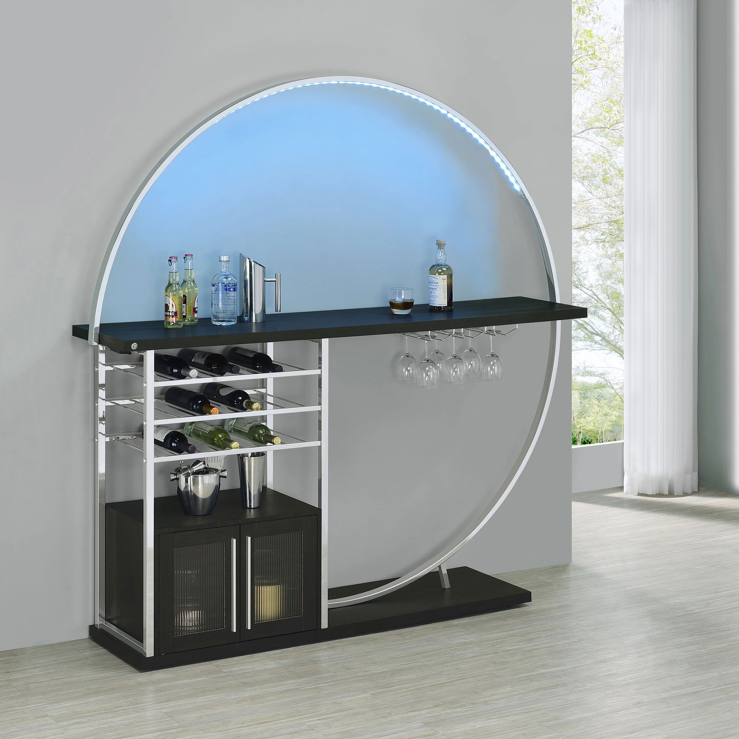 Risley Wine Cabinet with LED Lighting - Image 23