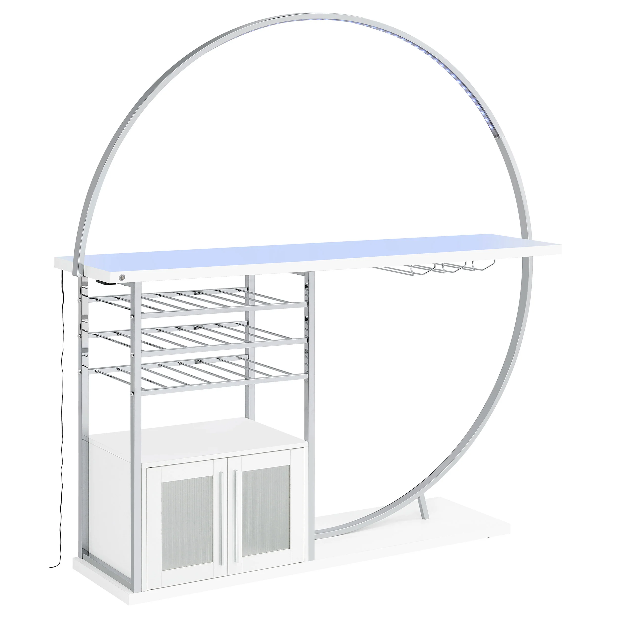 Risley Wine Cabinet with LED Lighting - Image 4